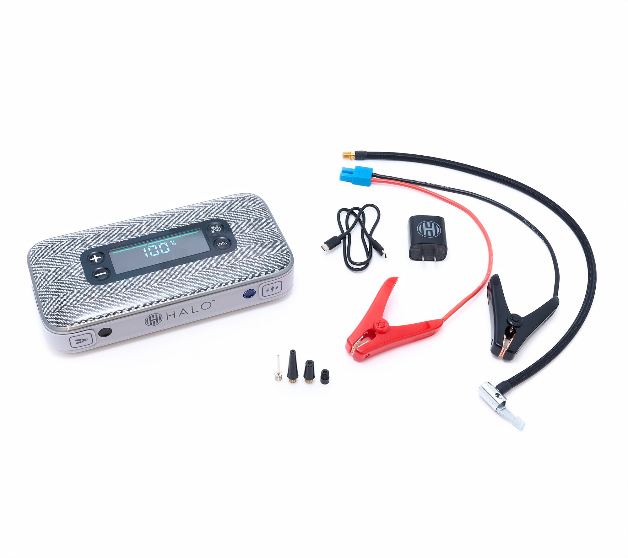 HALO Bolt Ultimate 4.0 Jump Starter, Air Compressor, with AC Outlet