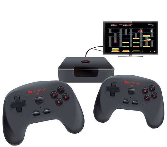 My Arcade GameStation Wireless Game Console with 2 Controllers