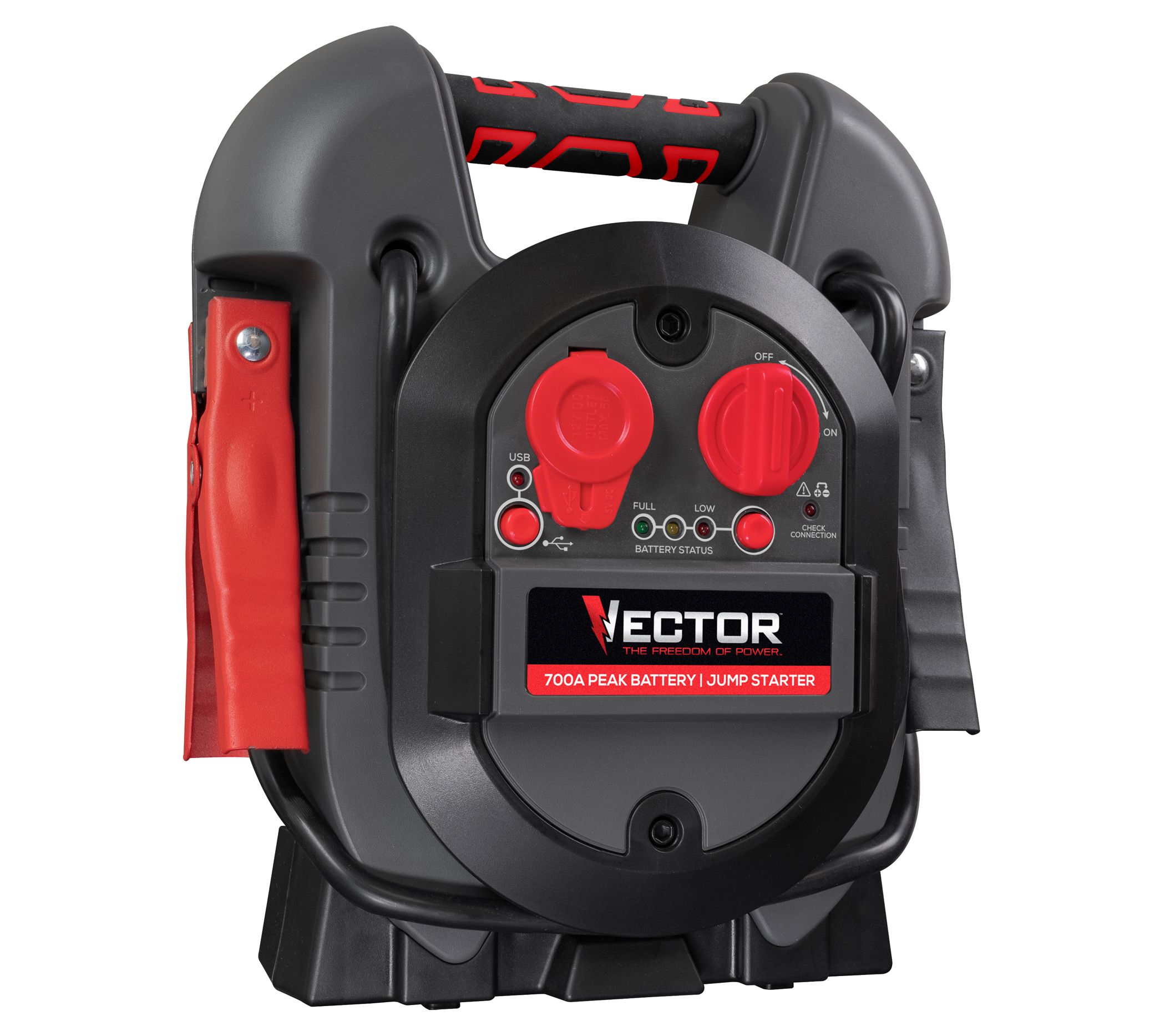 Vector Rechargeable  700 Peak Amp Jump Starterw/ USB Port