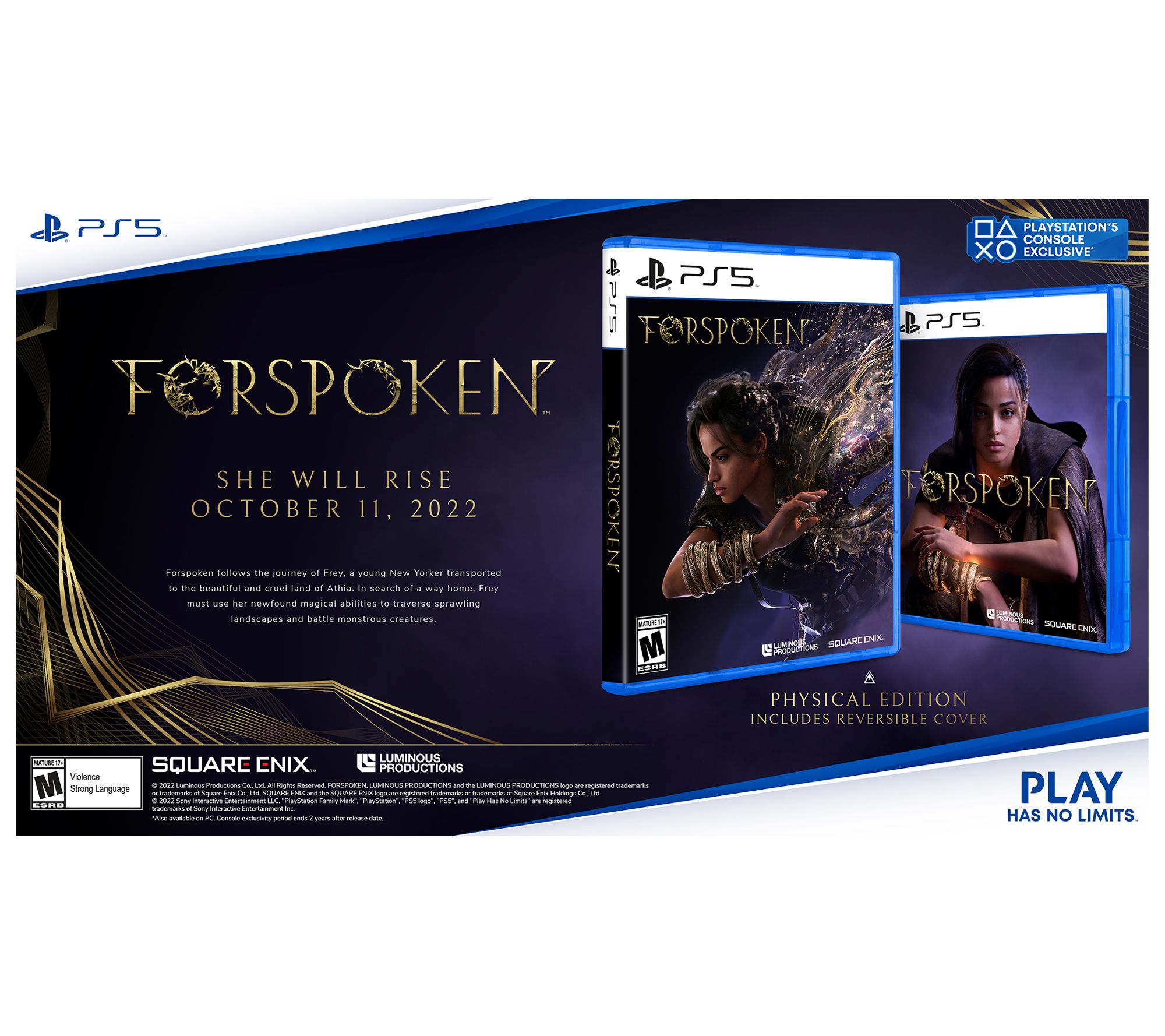  Forspoken - PlayStation 5 : Square Enix LLC: Video Games