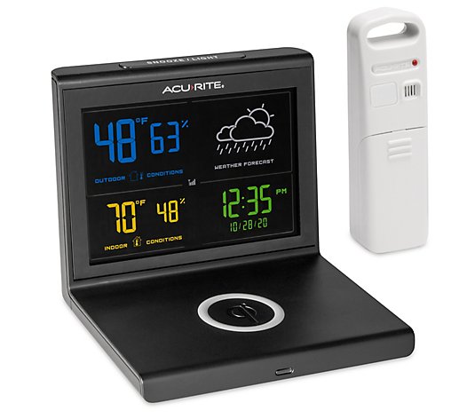 AcuRite Pro Accuracy Indoor Temperature and Humidity Monitor with Alarms