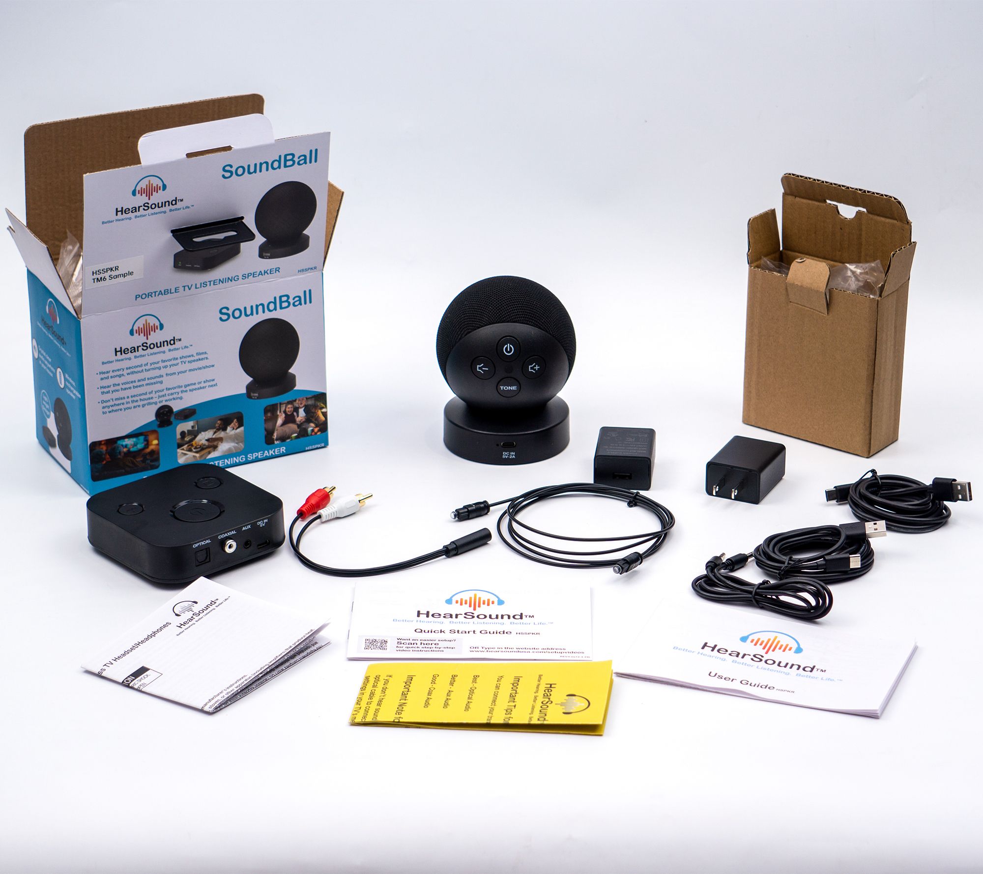 Hearing Wireless Speakers For Your Tv SEREONIC PRO Portable