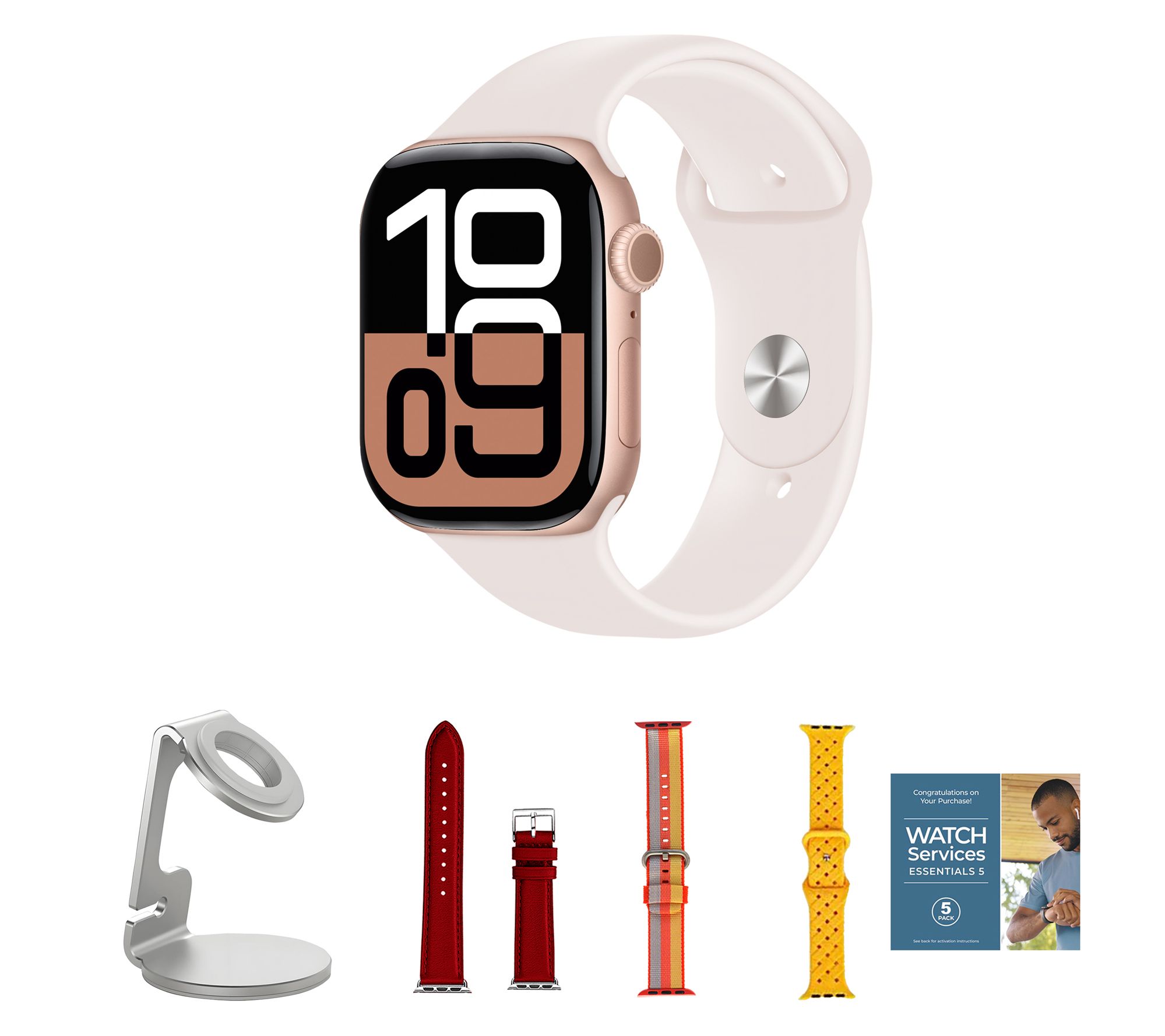 Apple Watch Ser ies 10 GPS 46mm M/L with Acces sories