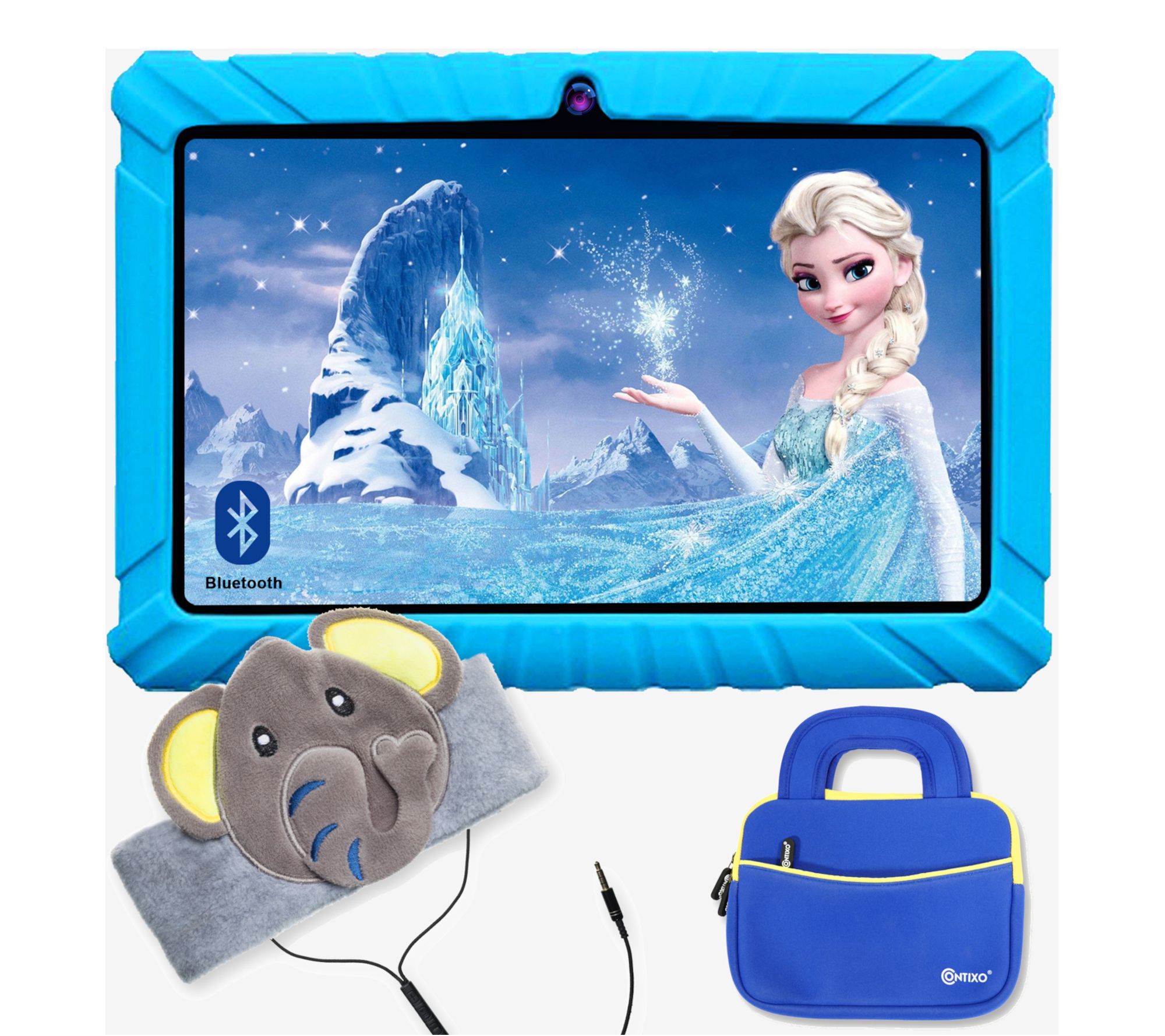 Contixo 7" 16GB Kids Tablet with Headphones & Tblet Bag
