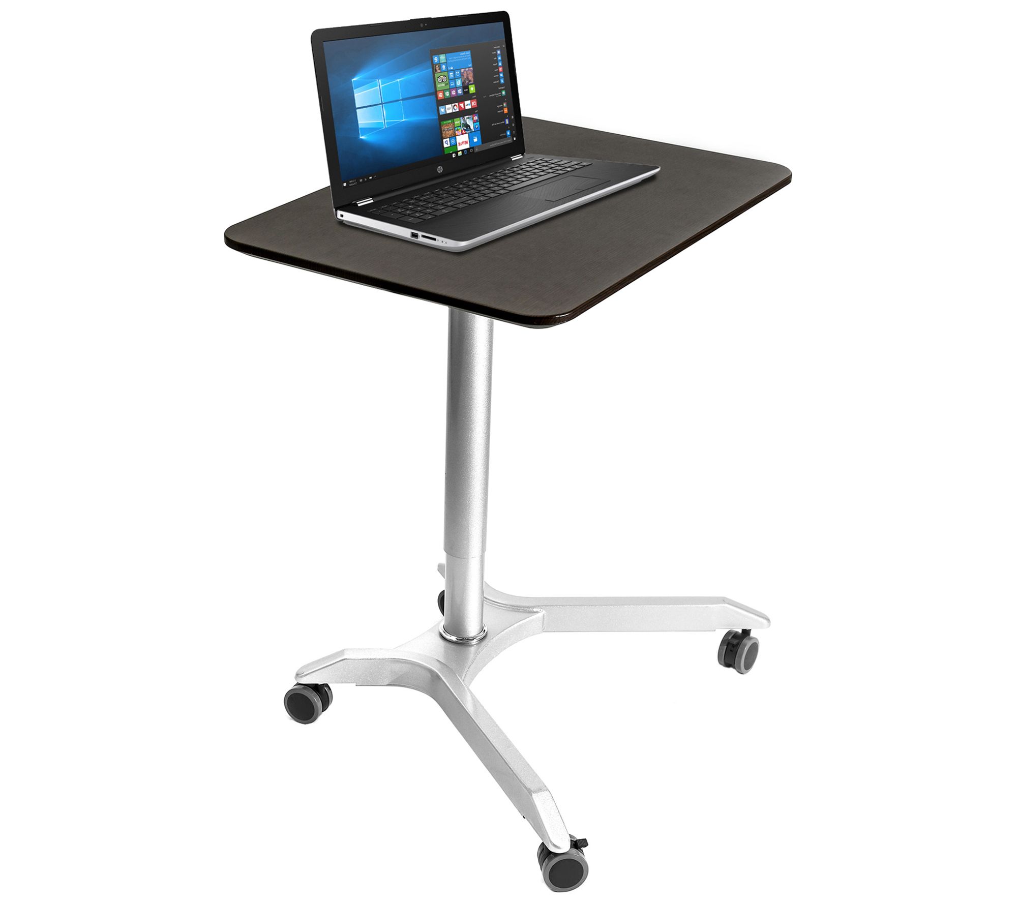 AIRLIFT XL 28" Pneumatic Adjustable Mobile Computer Desk Cart