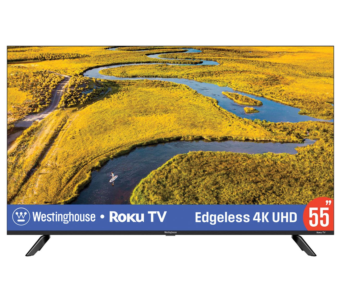 Westinghouse 55" Edgeless 4K Ultra HD Roku TV