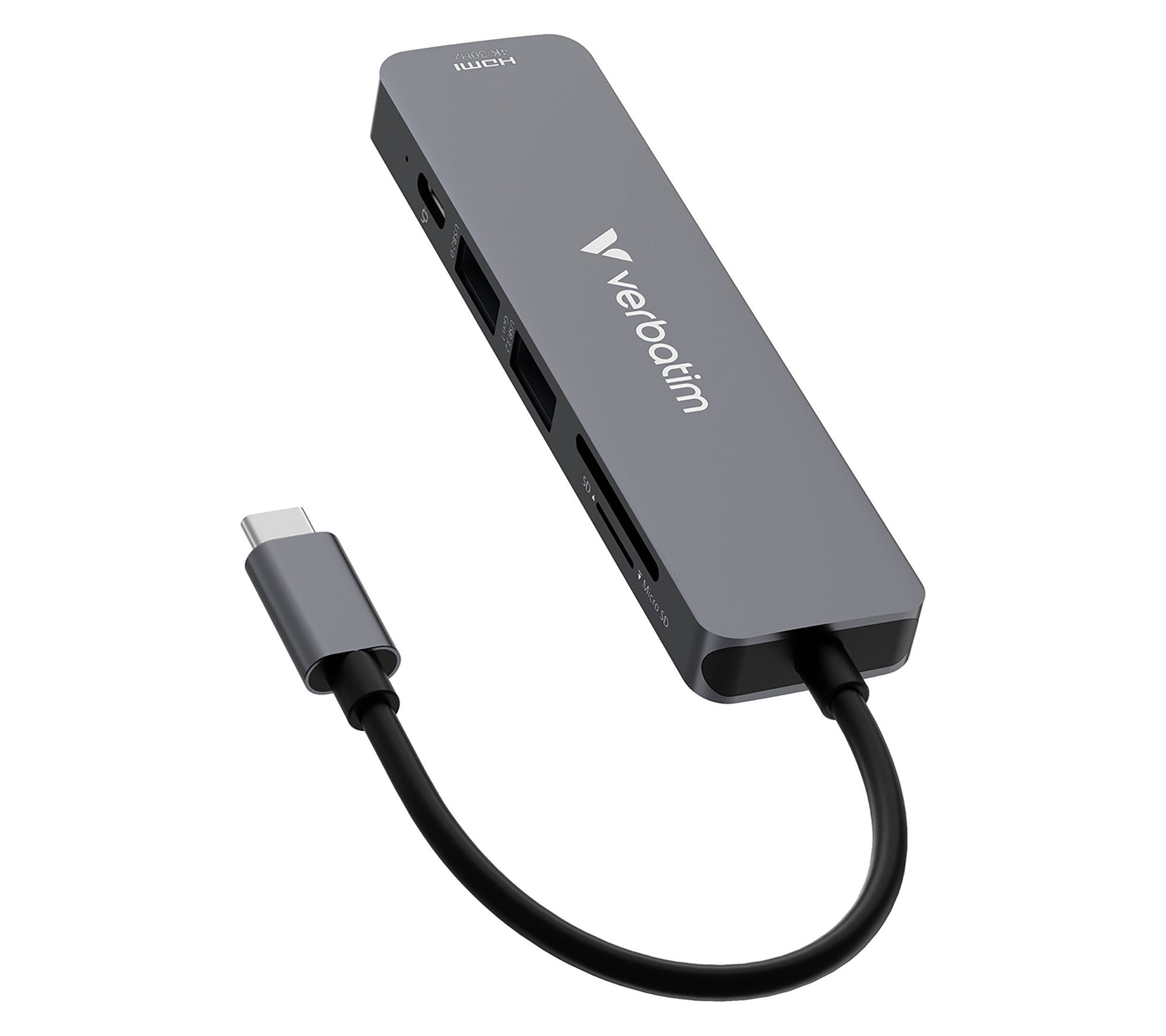 Verbatim Essentials USB-C Multiport Hub 6 Portwith card reade