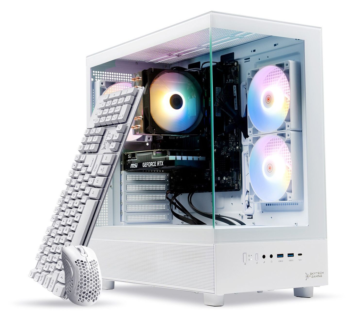  Skytech Gaming Azure 3 Gaming Tower