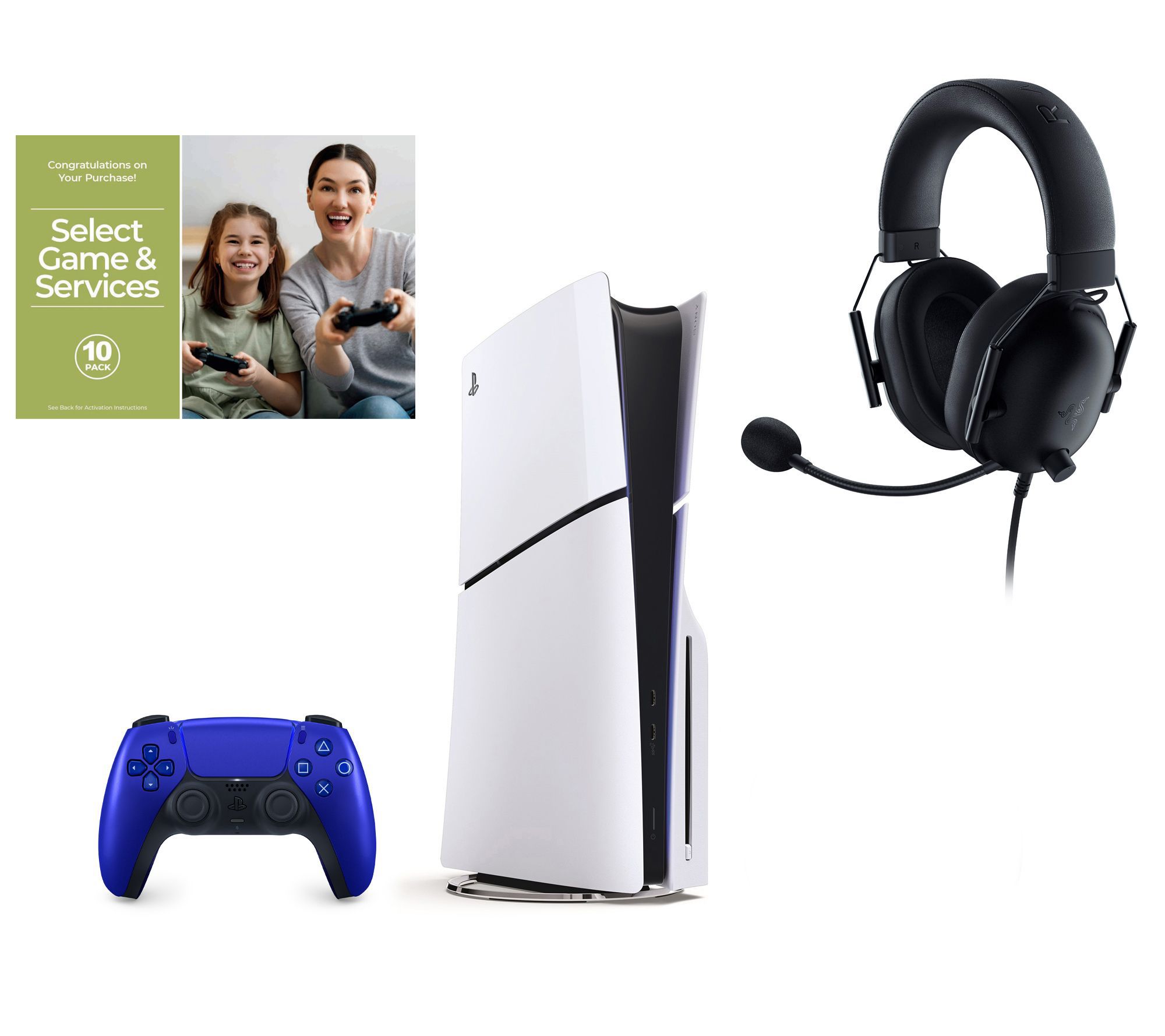  PS5 Disc Console, Razer Headset, Controller, Voucher