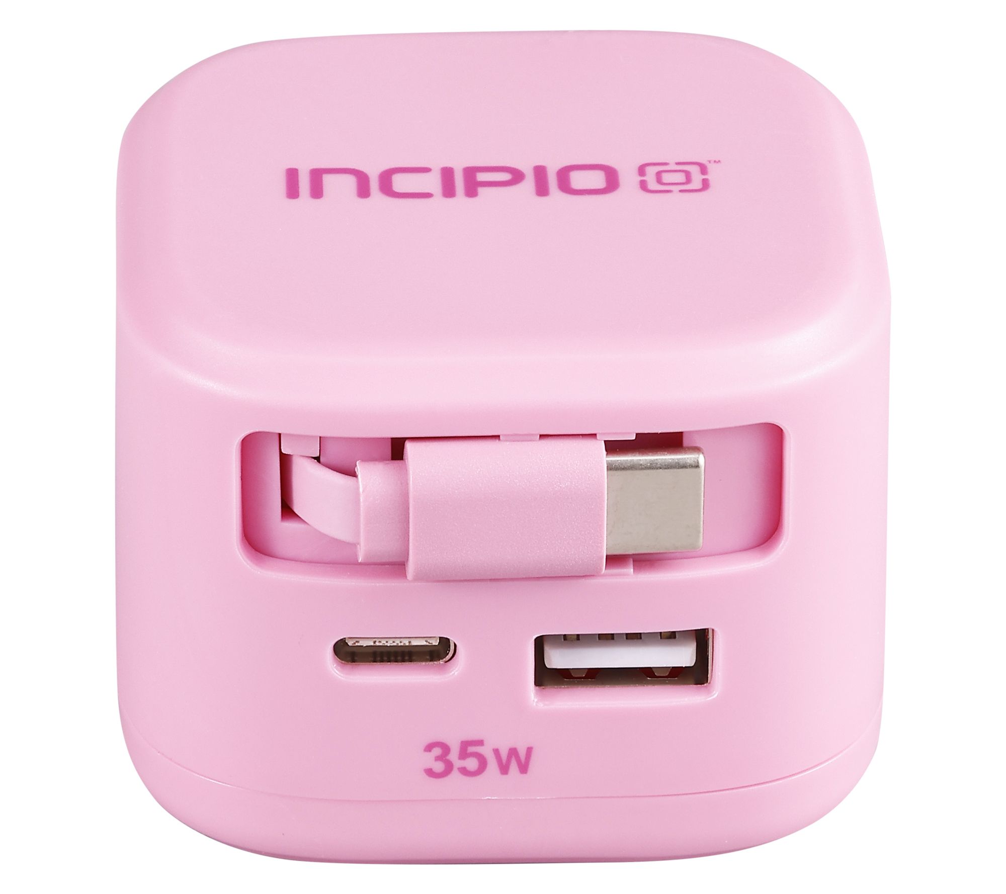 Incipio 2pk 35W Wall Charger W/ Retractable Cable