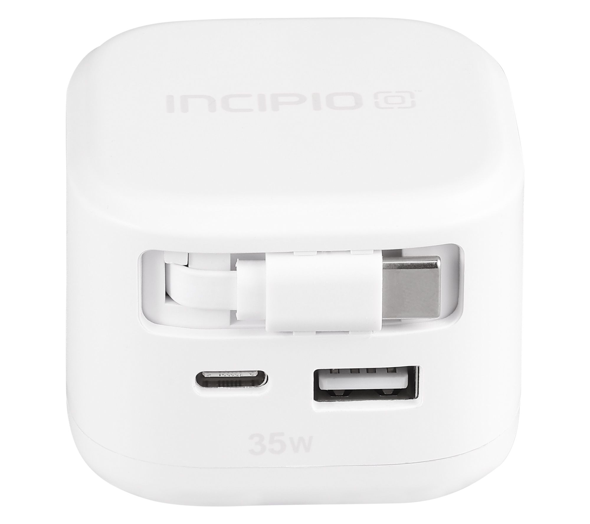Incipio 2pk 35W Wall Charger W/ Retractable Cable