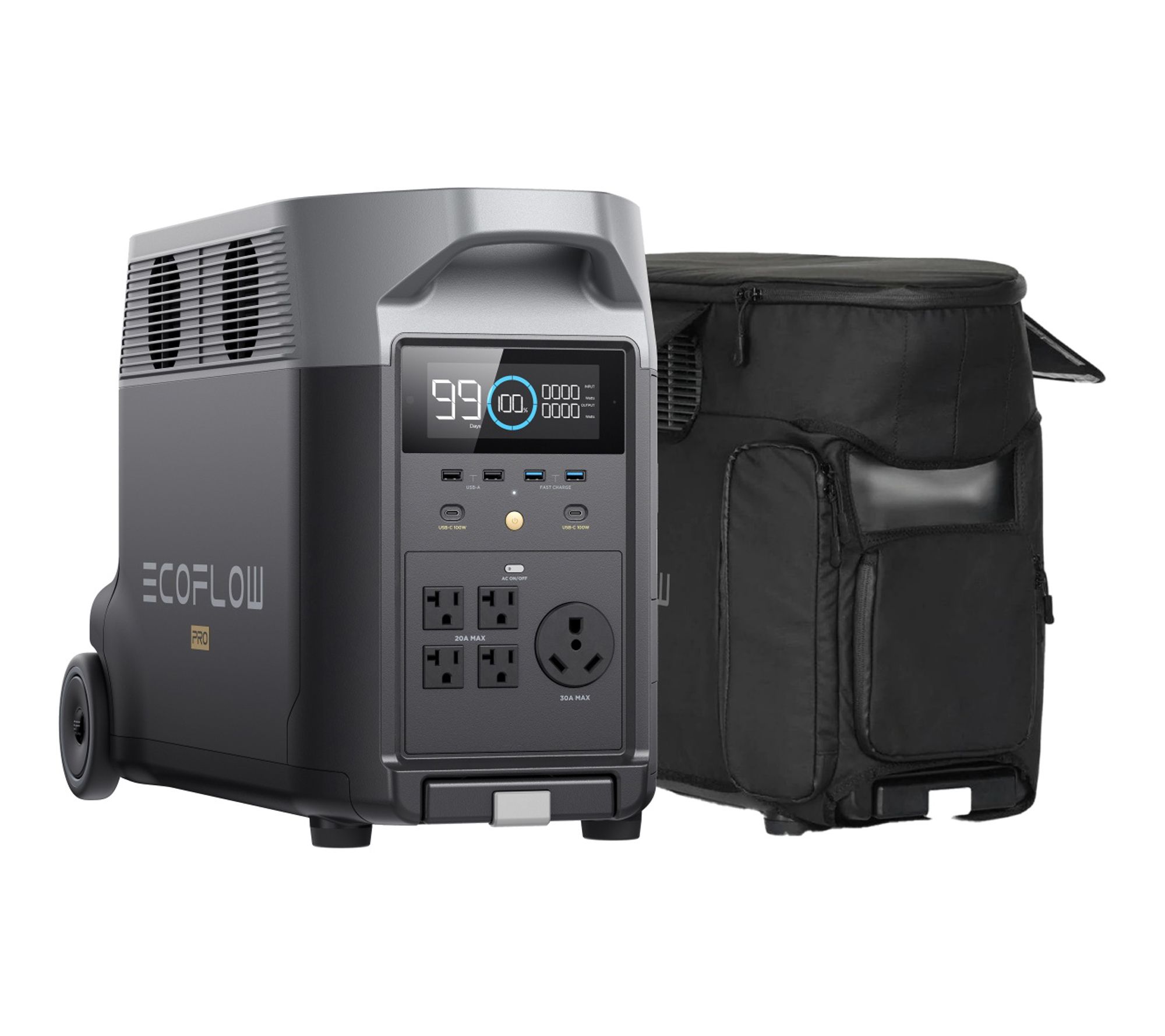 Ecoflow DELTA Pro 3600Wh Portable Power Station with Bag