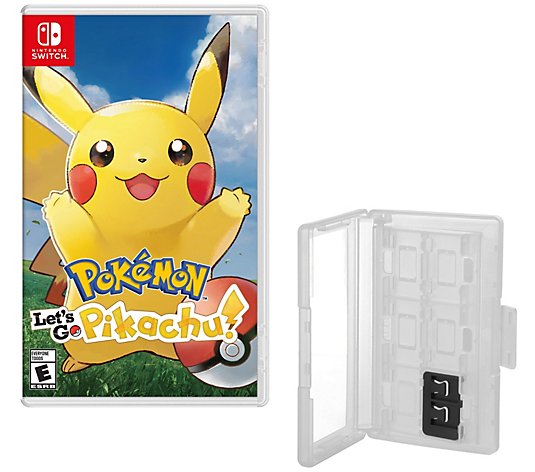 Pokemon: Let's Go Pikachu! & Game Caddy - Ninte ndo Switch