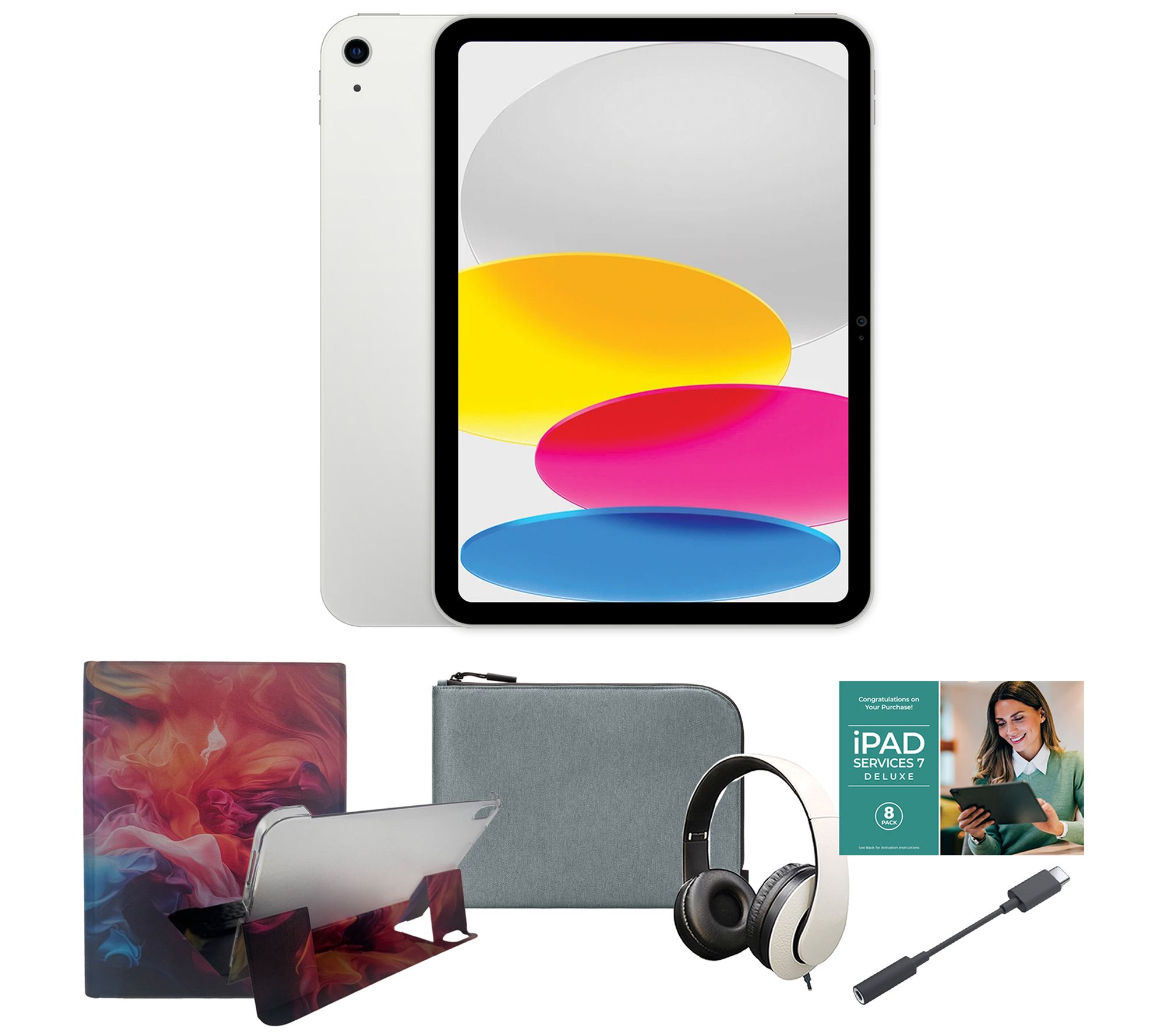 Apple 11" iPad 128GB Bundle w/ Bluetooth Keyboard and Accessories