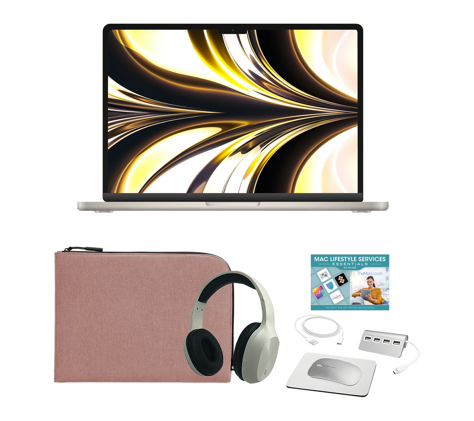 Apple MacBook Air 13" M5 512GB with Incase Facet Sleeve & Accs.