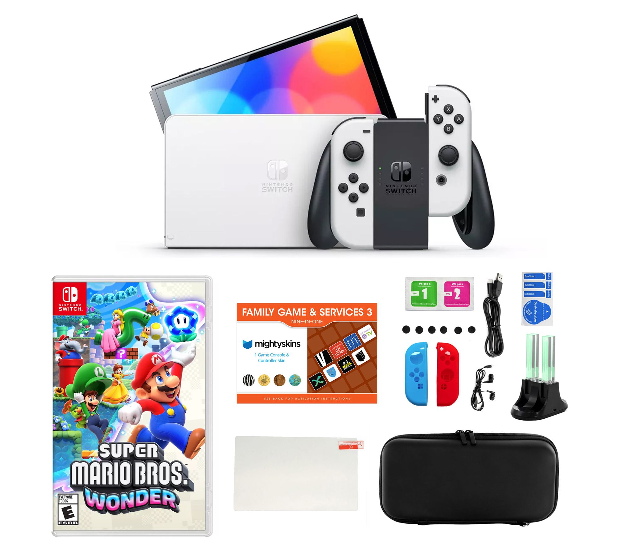  Nintendo Switch w/ Super Mario Party (Full Game Download) -  Bundle Edition : Video Games