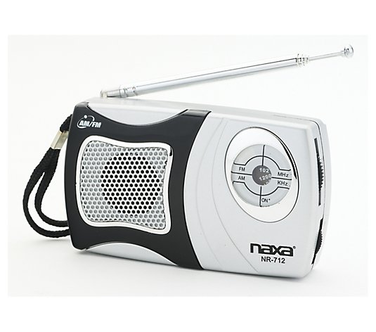 Naxa AM/FM Mini Pocket Radio w/ Built In Speaker