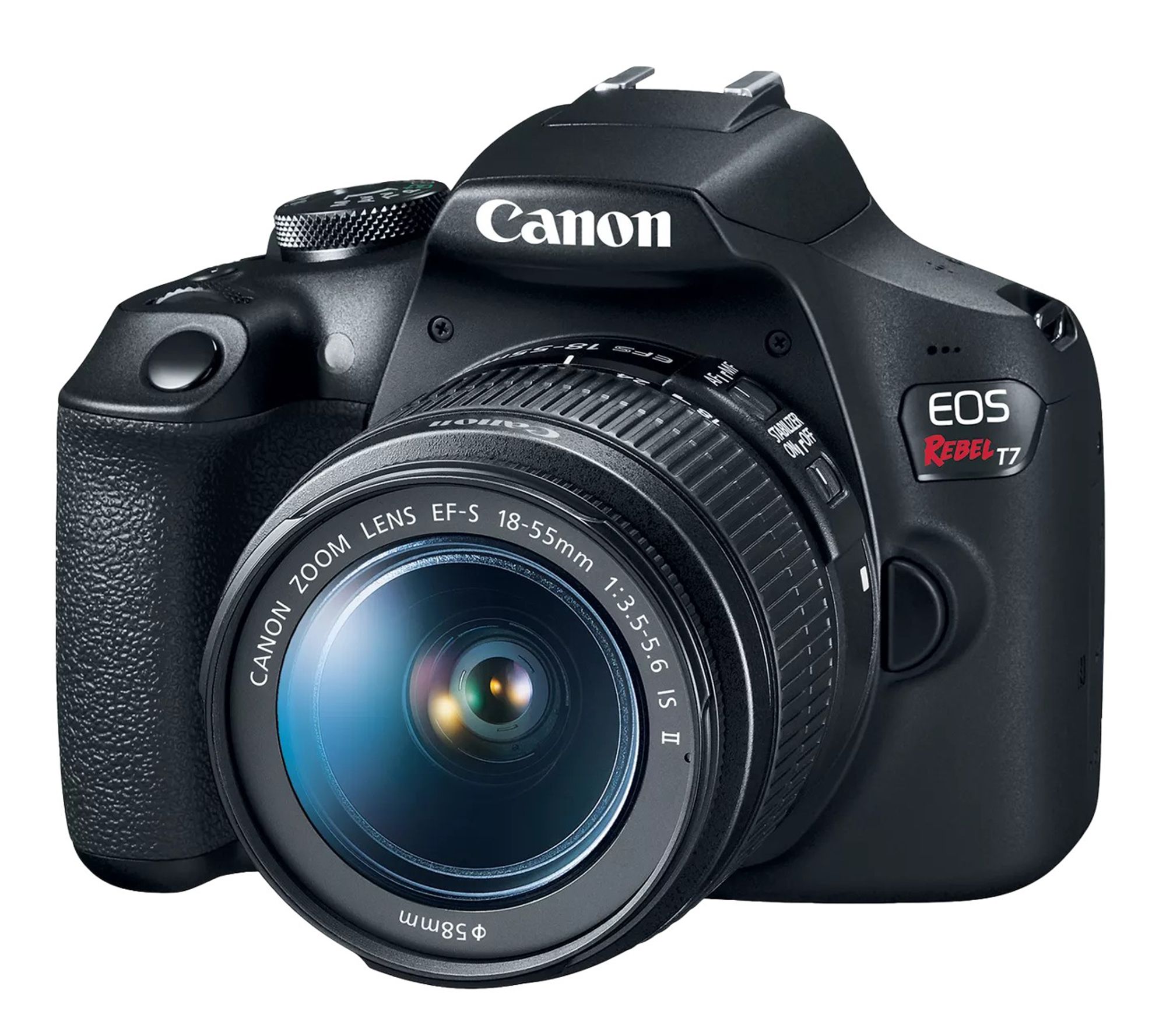 Canon EOS Rebel T7 DSLR Camera w/18-55mm Lens, Carry Bag &64GB Memory Card
