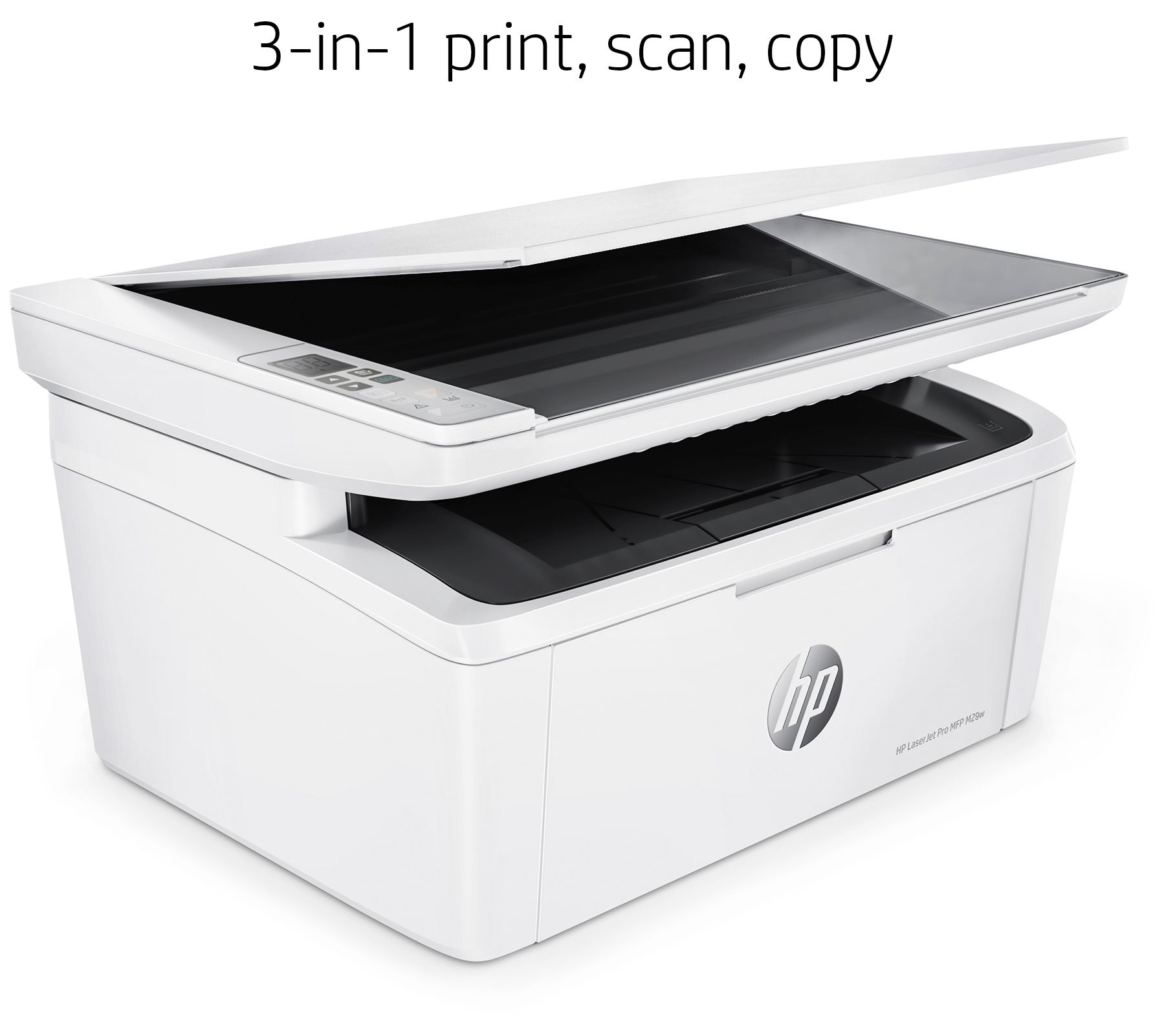 HP LaserJet Pro MFP M29W Black White Wireless Printer QVC Com   E234728.003