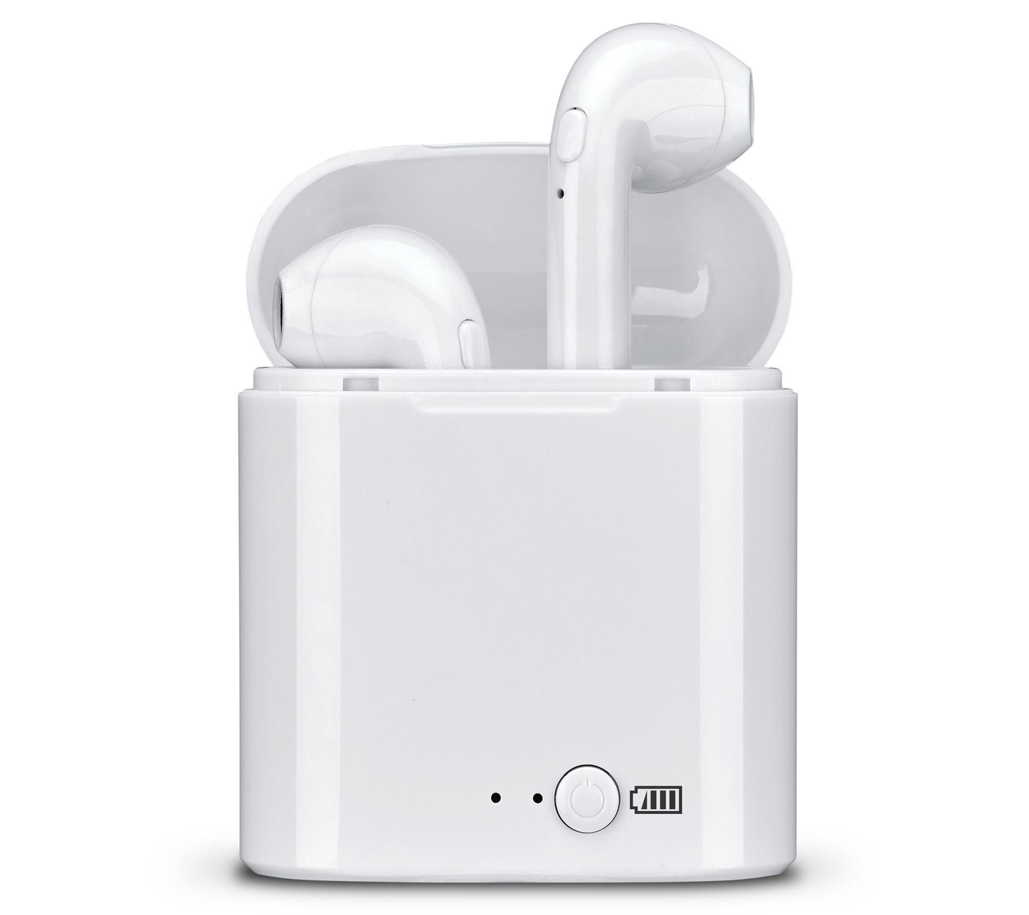 Compatible with All Bluetooth Devices I7 in-Ear Stereo Headphones with Portable Charging Box Noise Canceling Microphone etc. White I8 Wireless Bluetooth Headphones Sports Headset I8X