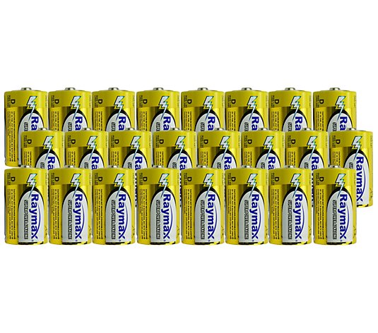 Raymax Alkaline D Batteries 24-Pack