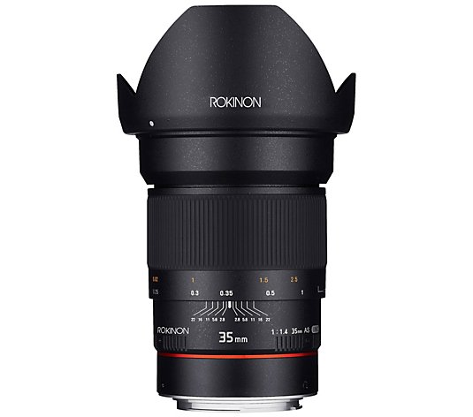 Rokinon 35mm f/1.4 UMC Lens for Nikon F