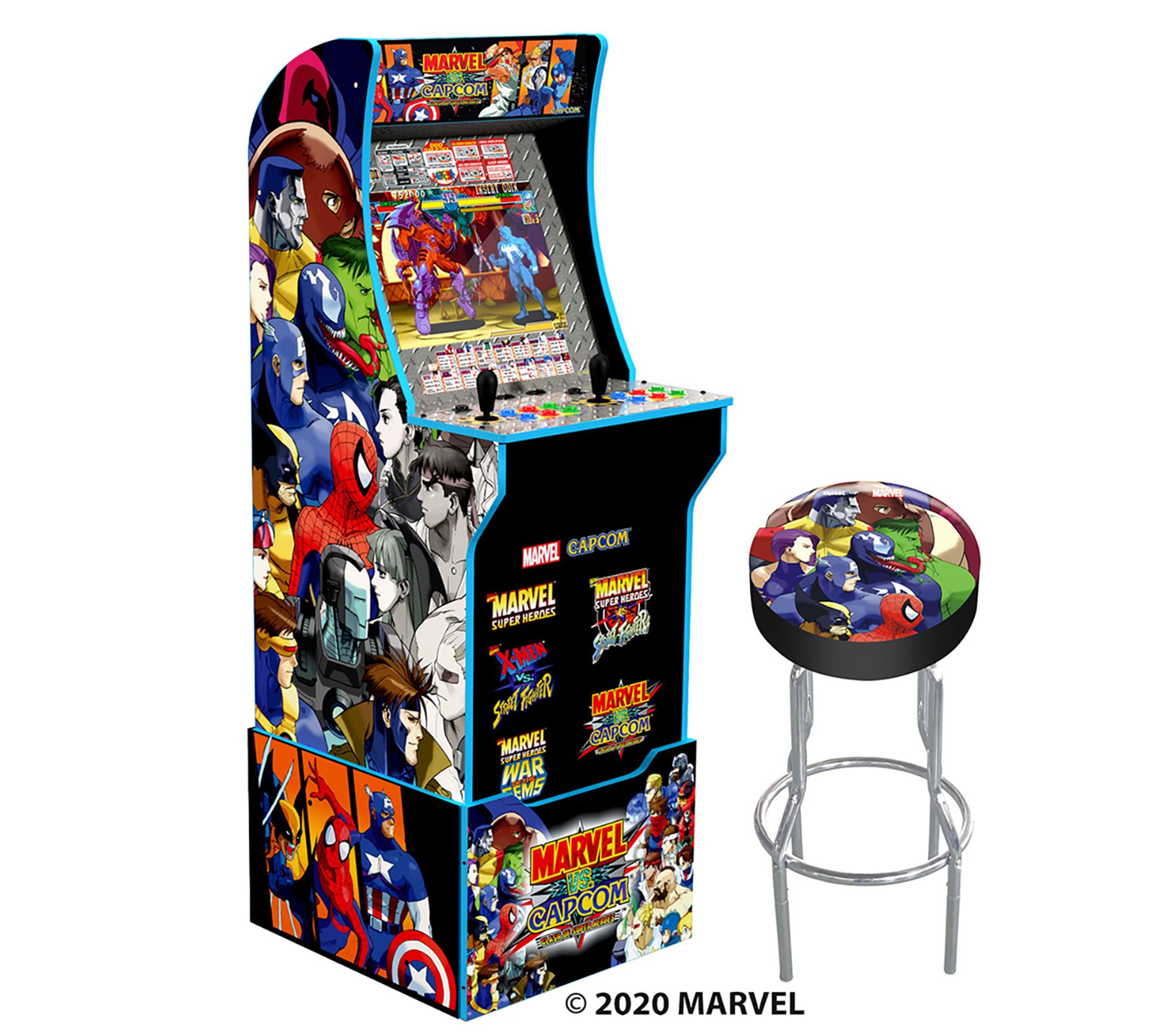  Arcade 1Up Arcade1Up Marvel Super Heroes 2 Player Countercade -  Electronic Games; : Toys & Games