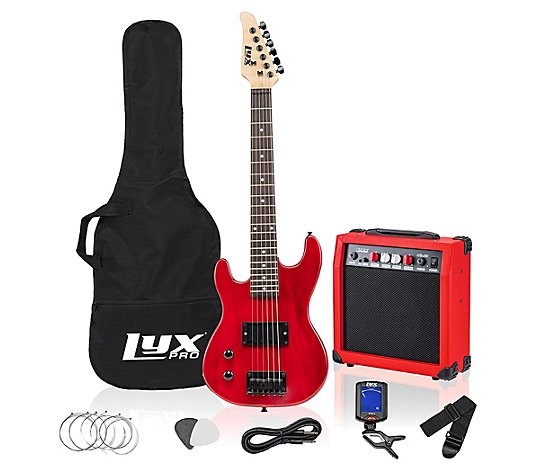 LyxPro 30" Junior Left-Handed Electric Guitar &Starter Kit