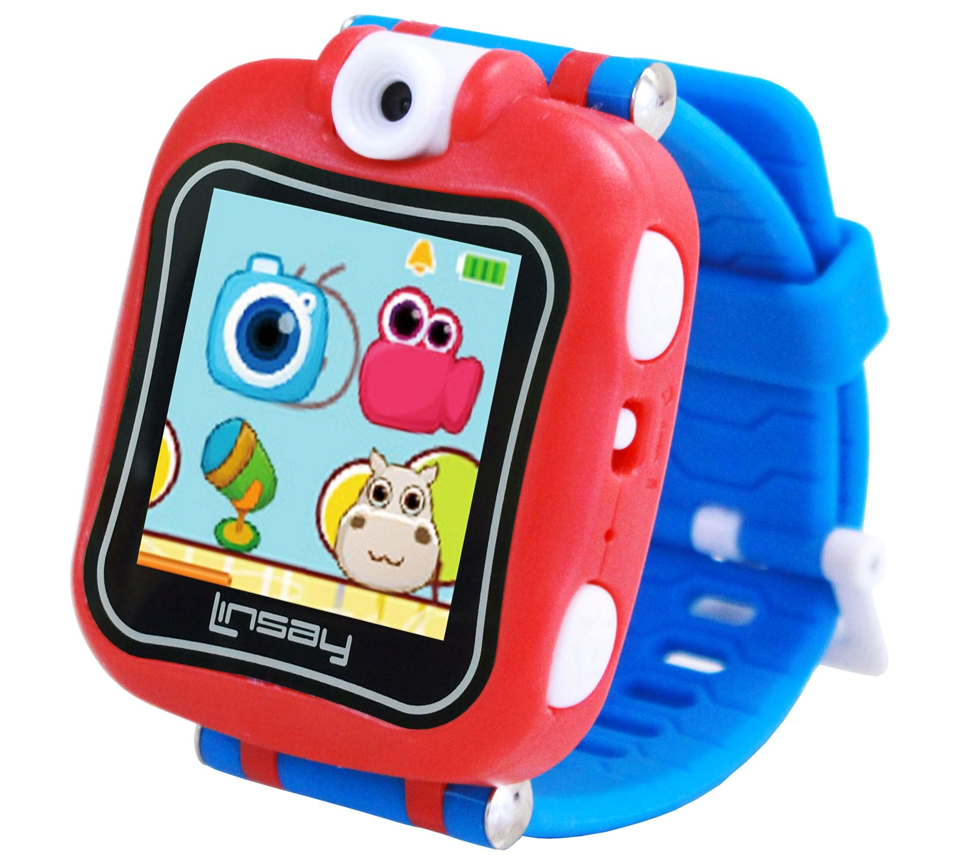 LINSAY 1.5" Kids Smartwatch 90-Degree Selfie HDCamera