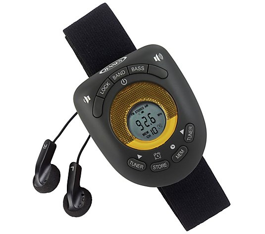 JENSEN Digital AM/FM Stereo Armband Clock Radio