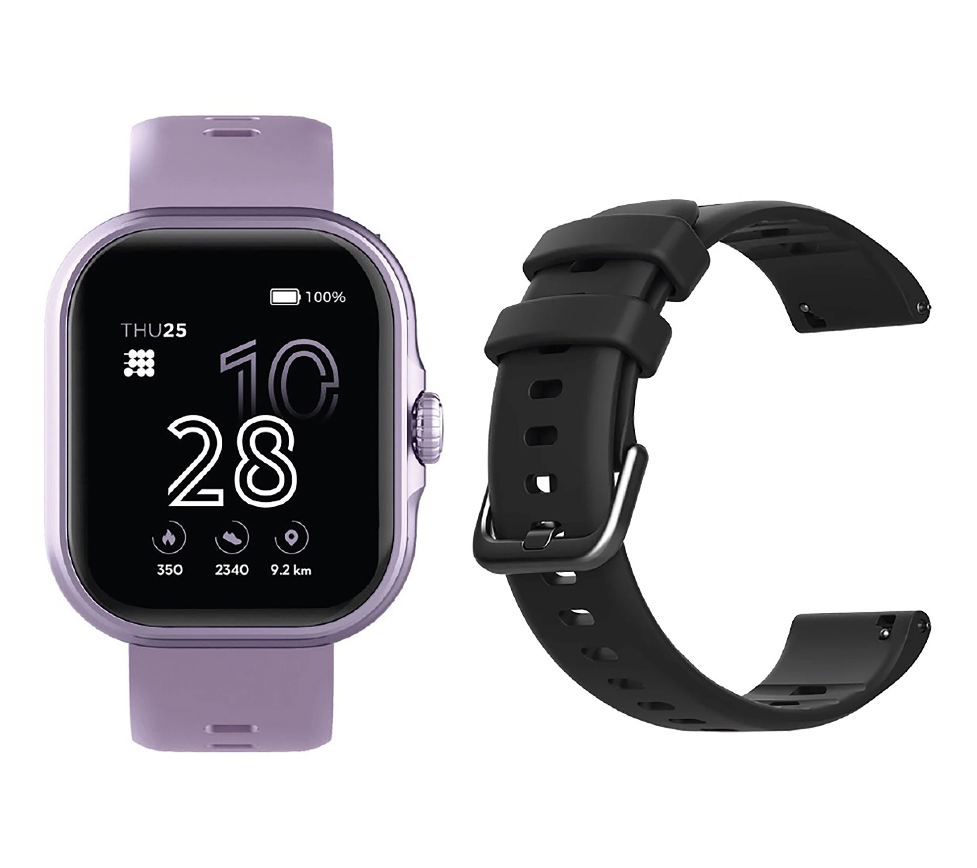 Cubitt VIVA Smartwatch Fitness Tracker Bundle w ith Band