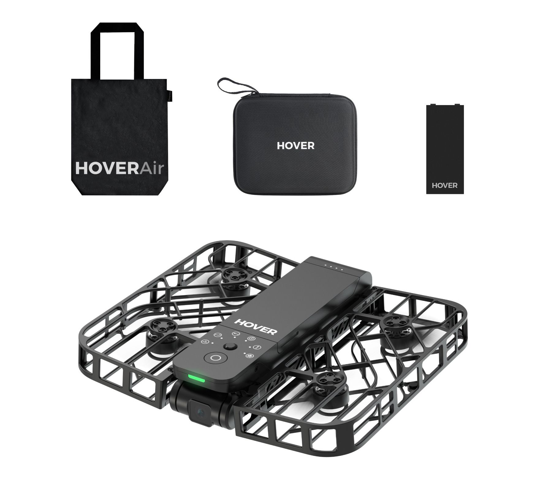 HOVERAir X1 Self-Flying Pocket-Sized Drone w/Travel Case & Battery