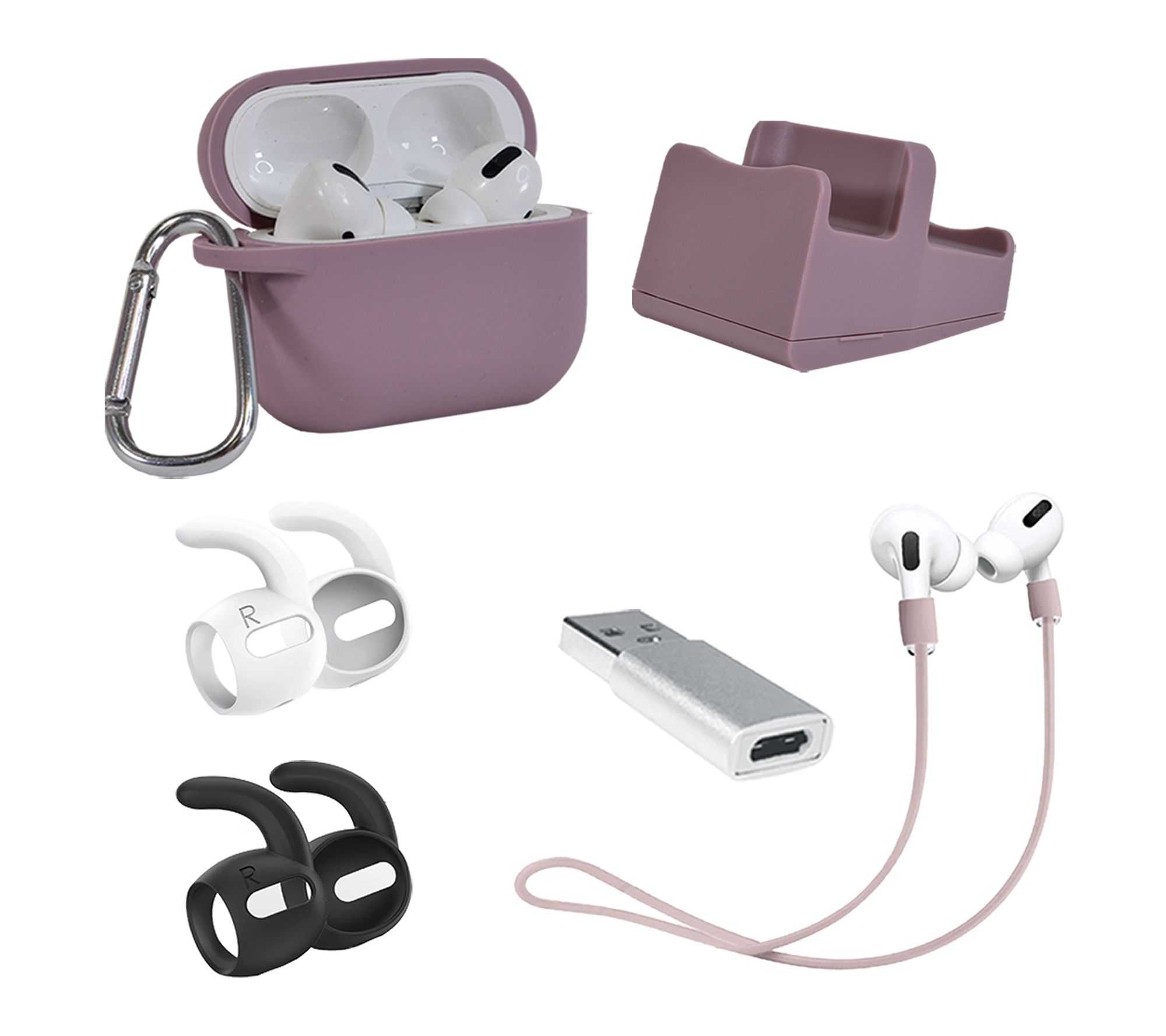Apple AirPod Pro 2nd Gen USB -C Bundle | QVC