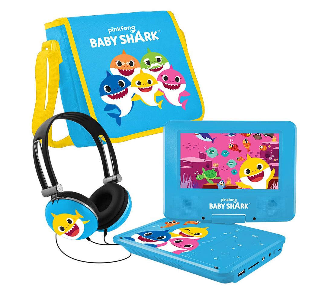 Pinkfong Baby Shark 7" Portable DVD Player