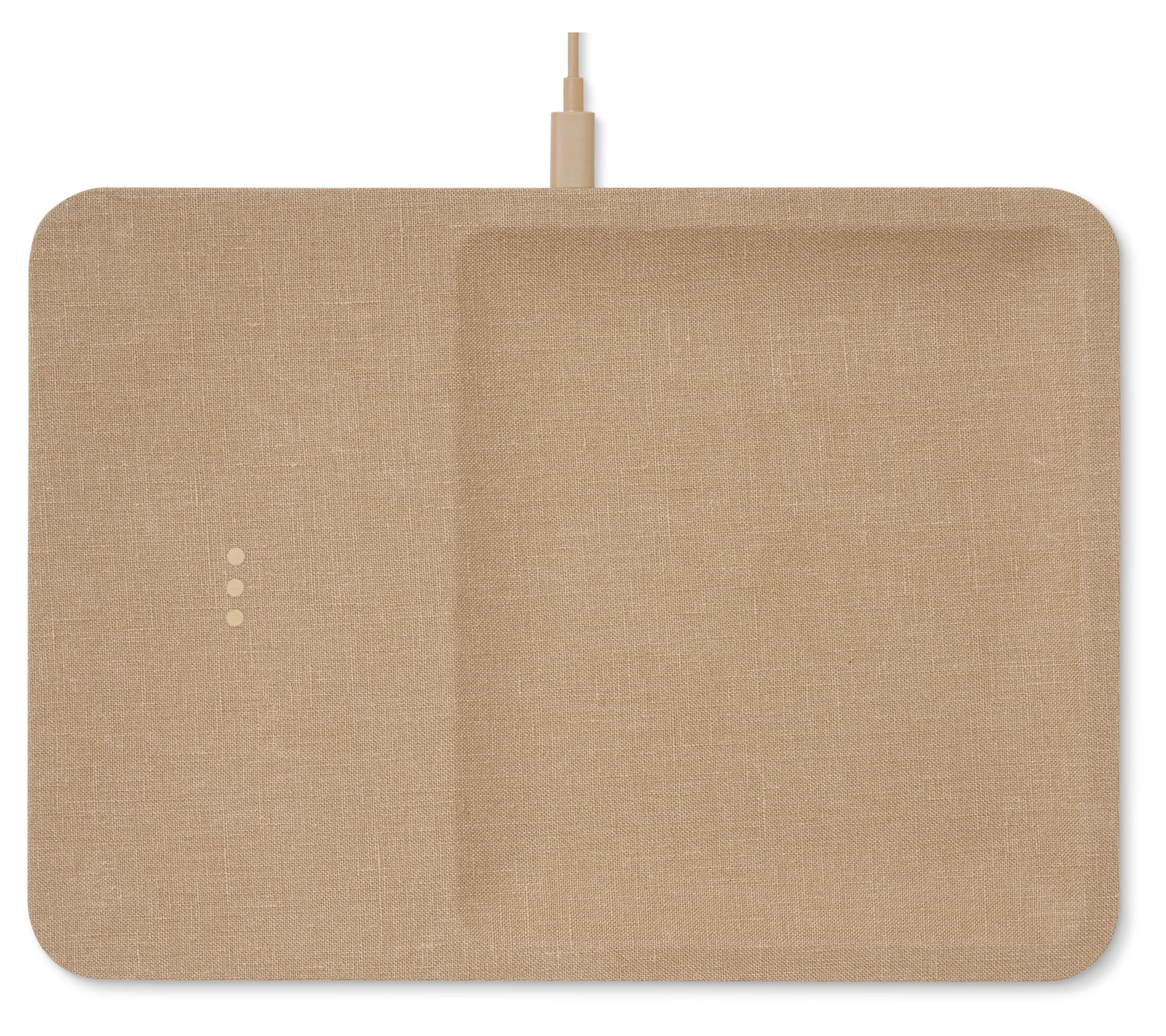 Courant Catch:3 Essentials Linen Wireless Charging Valet Tray