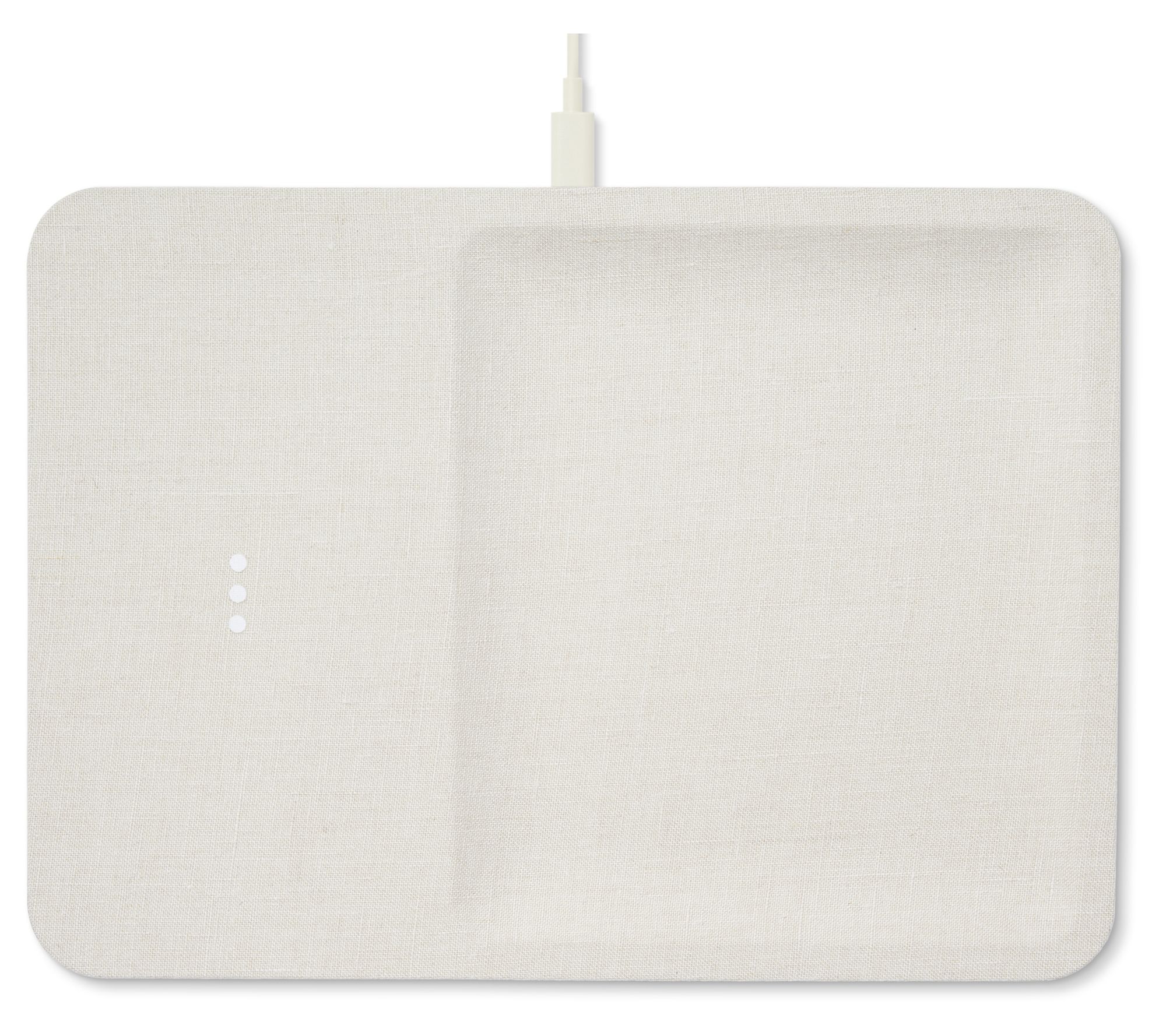Courant Catch:3 Essentials Linen Wireless Charging Valet Tray