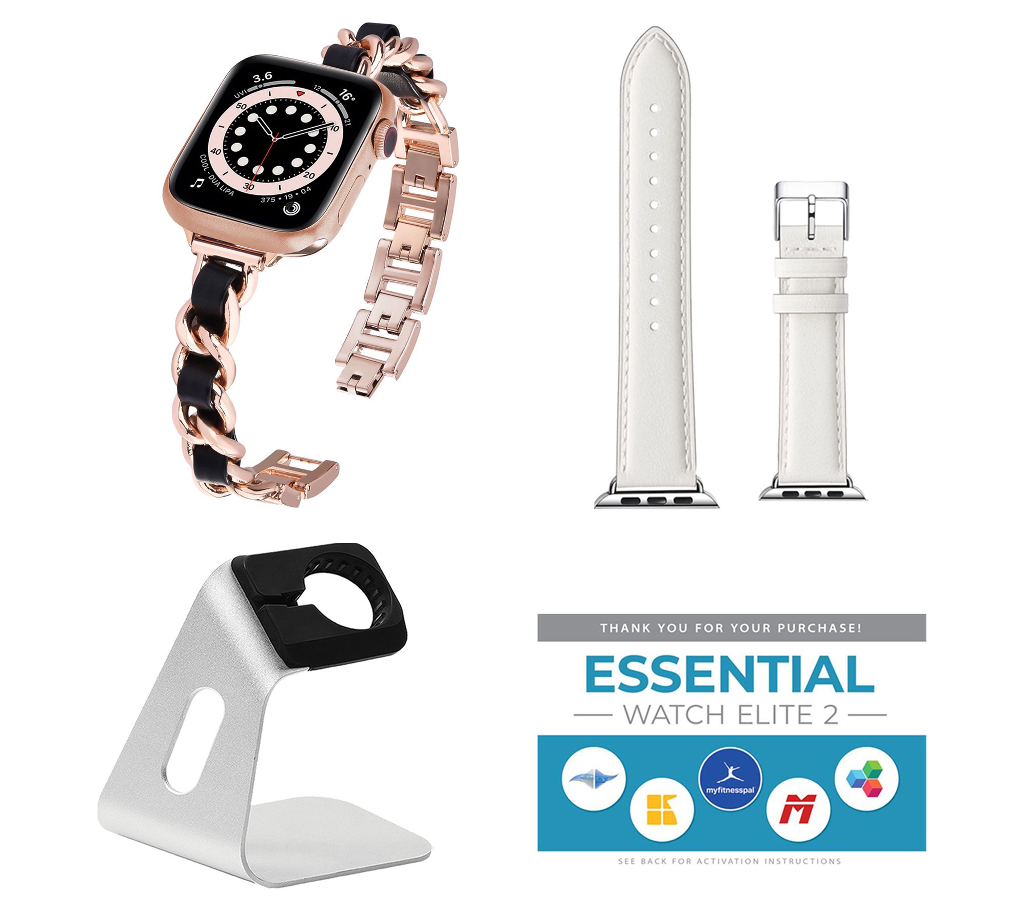 Apple Watch Series 8 41mm M/L GPS Smartwatch with Jewelry Bands