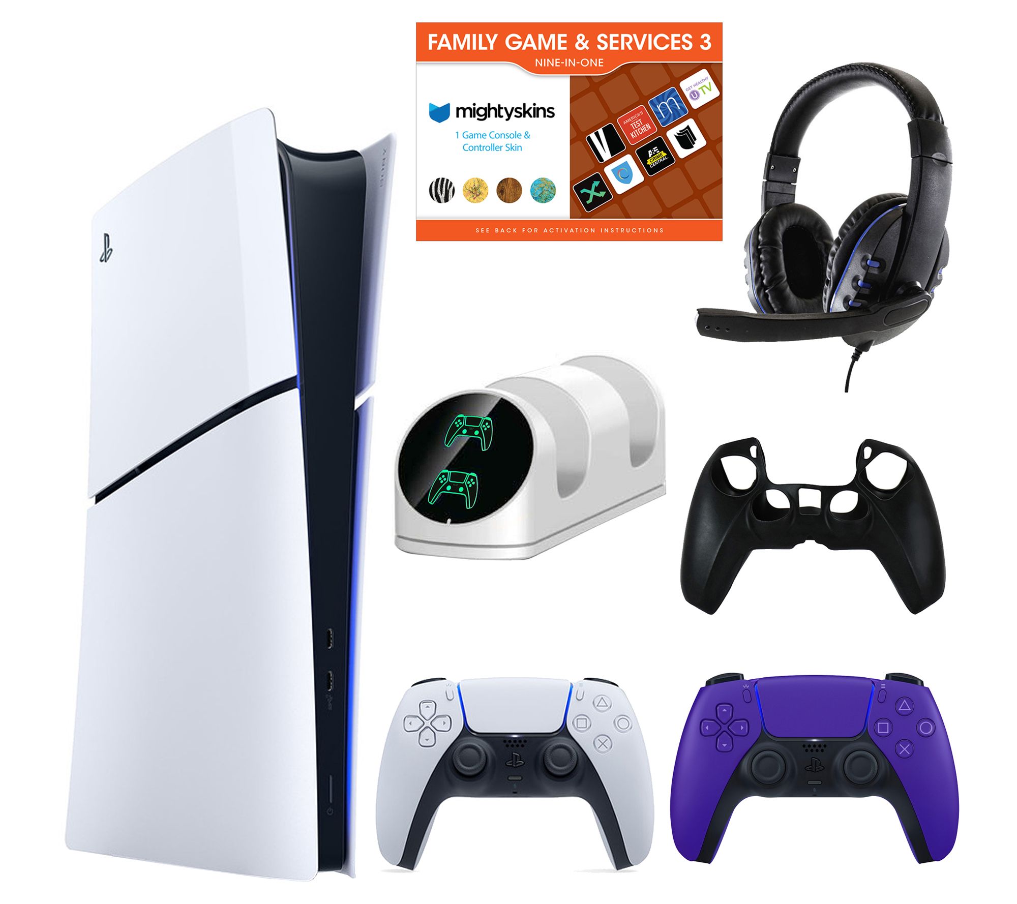 PS5 Slim Digital 1TB Console with ExtraController