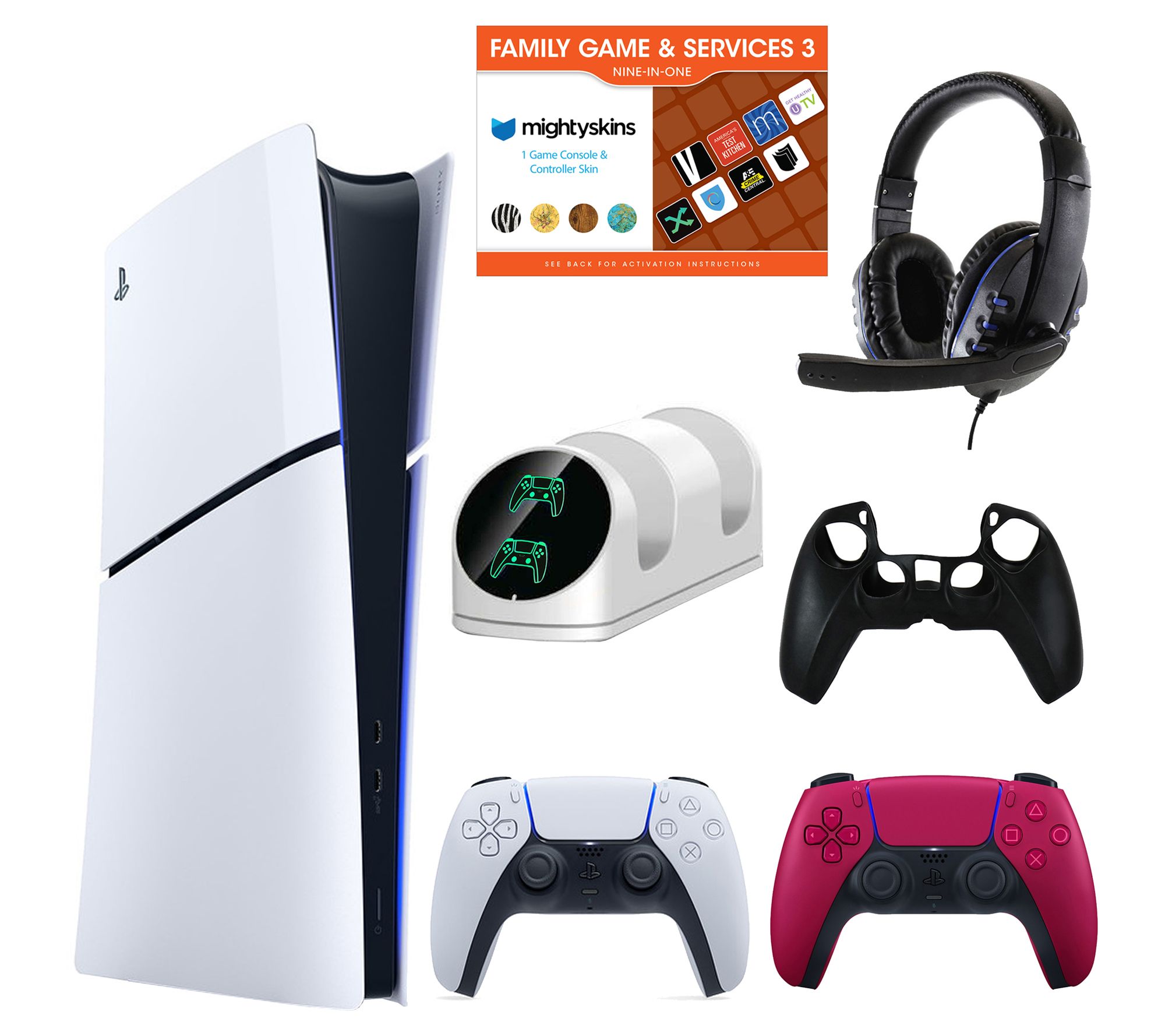 PS5 Slim Digital 1TB Console with ExtraController