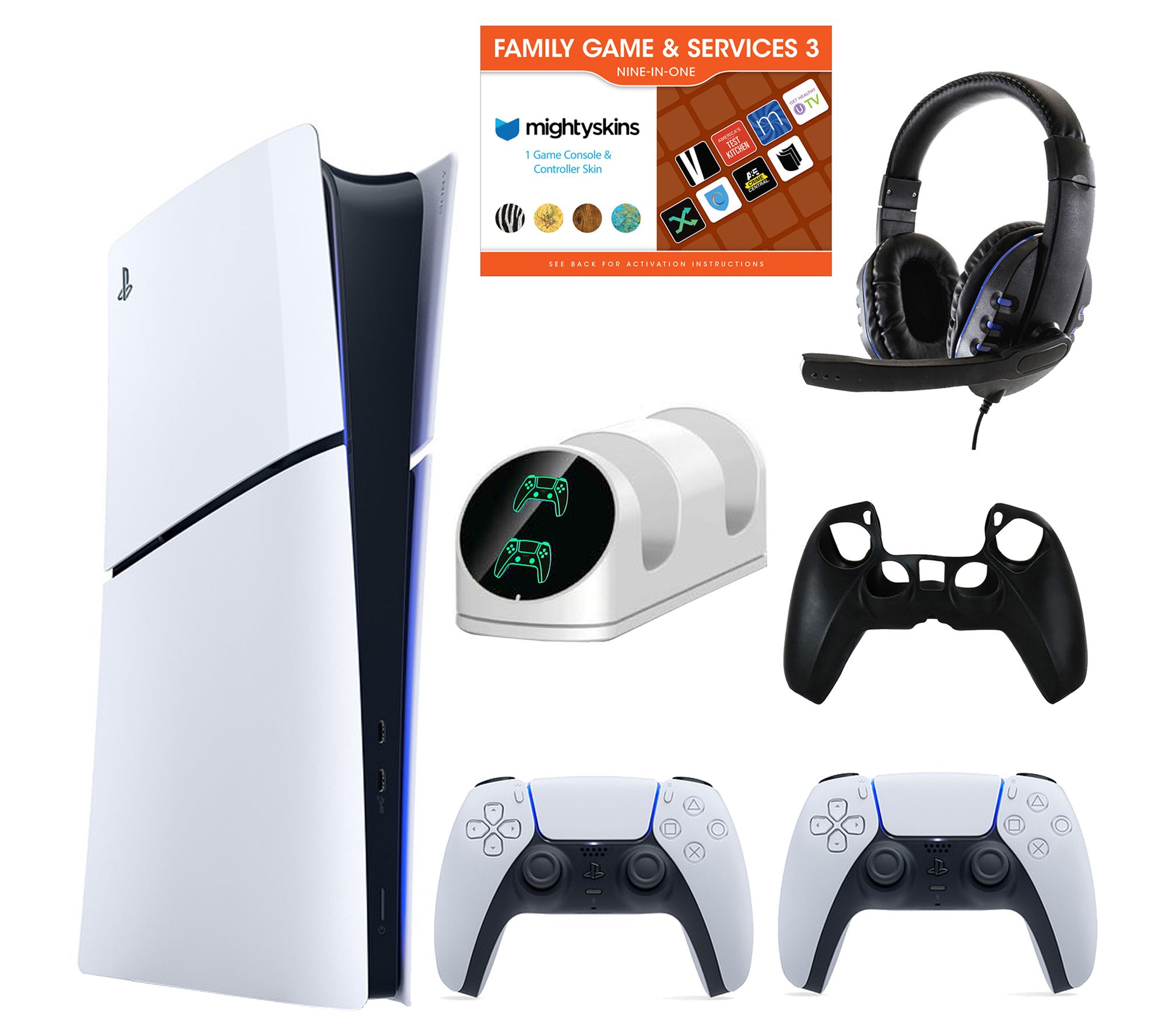 PS5 Slim Digital 1TB Console with ExtraController