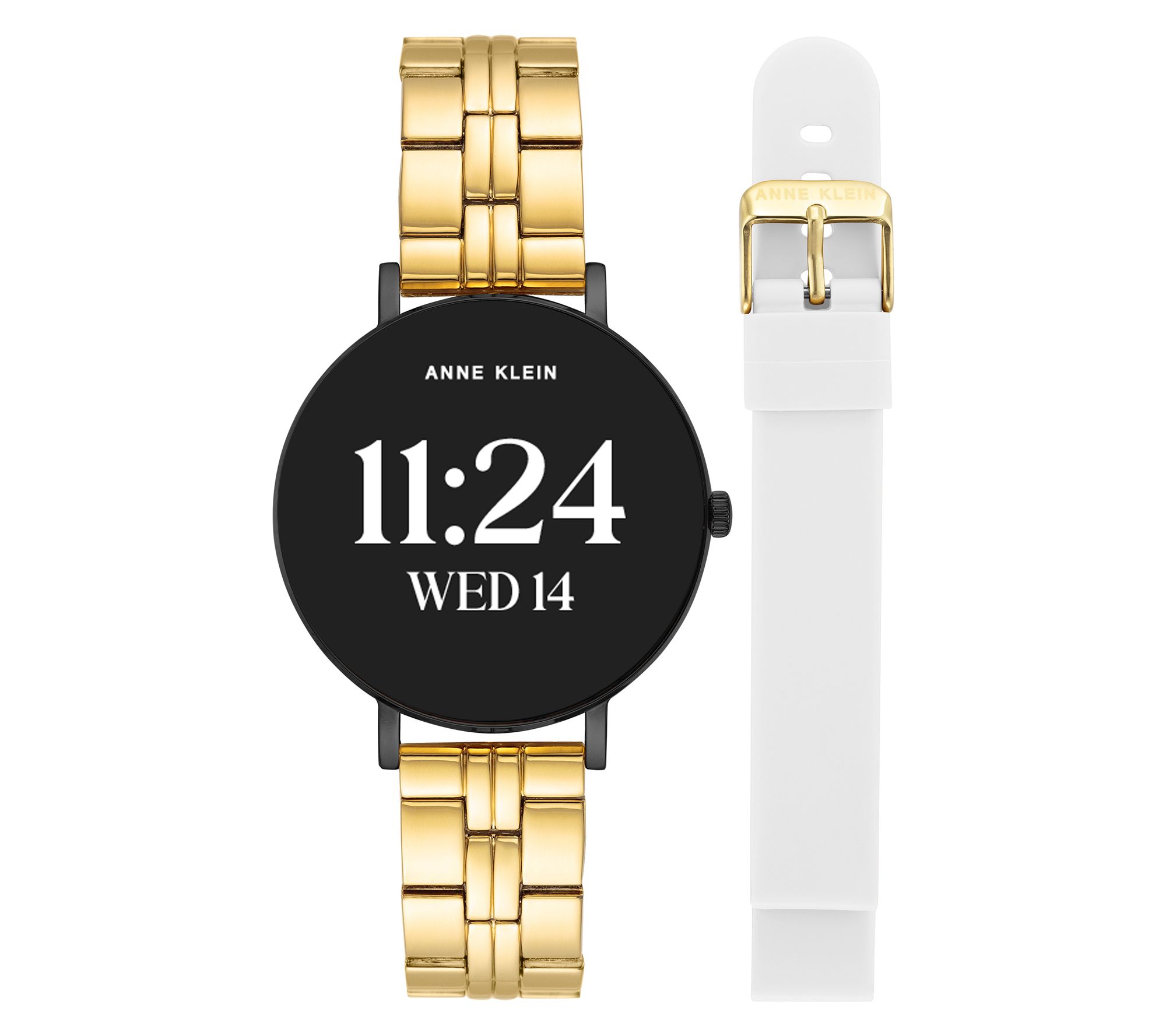 Anne Klein Prism 38mm Smart Watch with 2 Watch Bands
