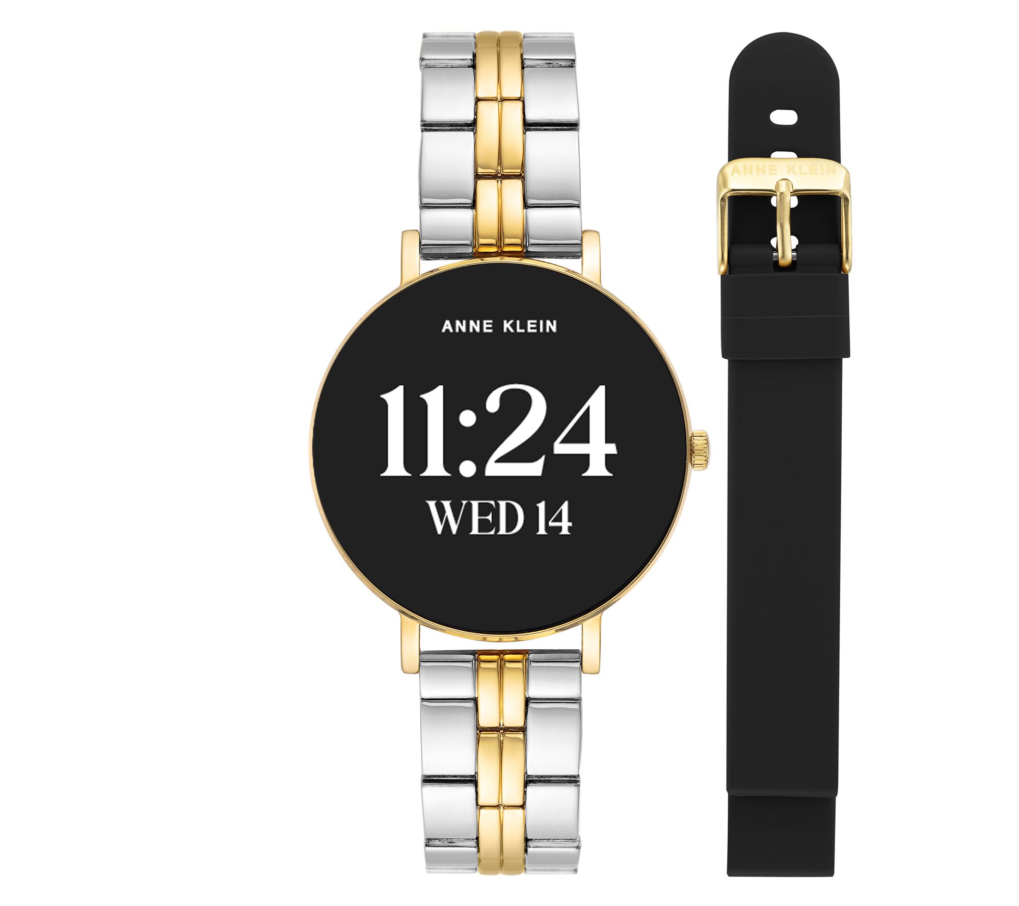 Anne Klein Prism 38mm Smart Watch with 2 Watch Bands