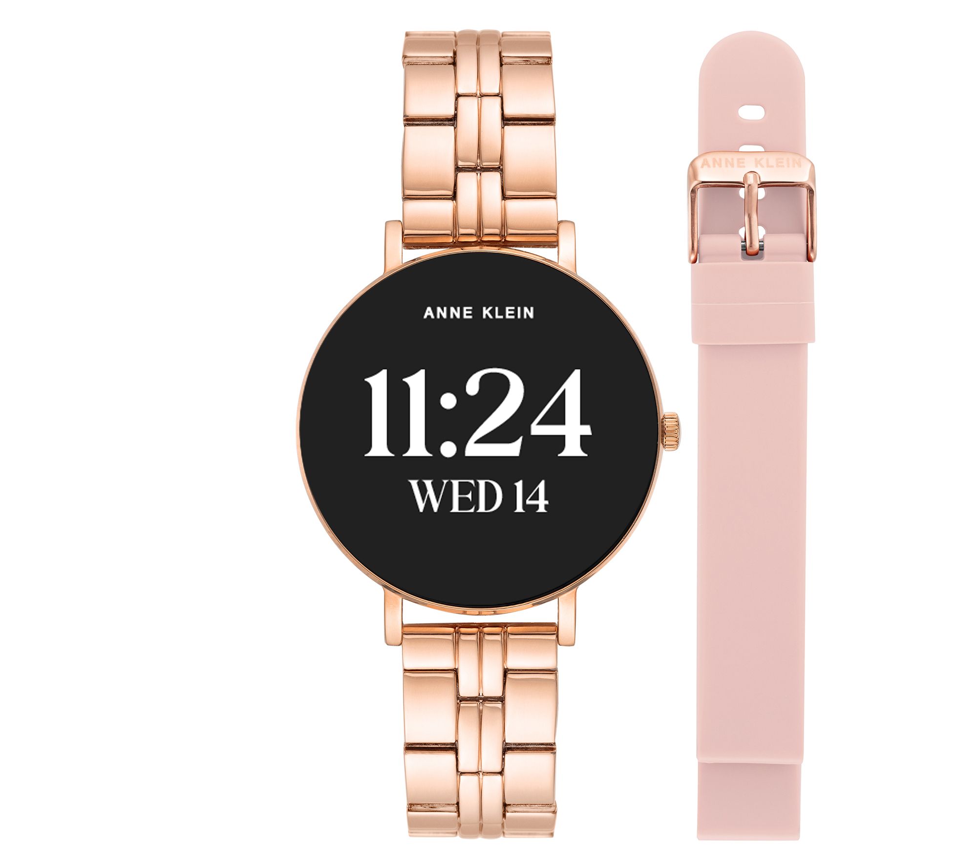 Anne Klein Prism 38mm Smart Watch with 2 Watch Bands