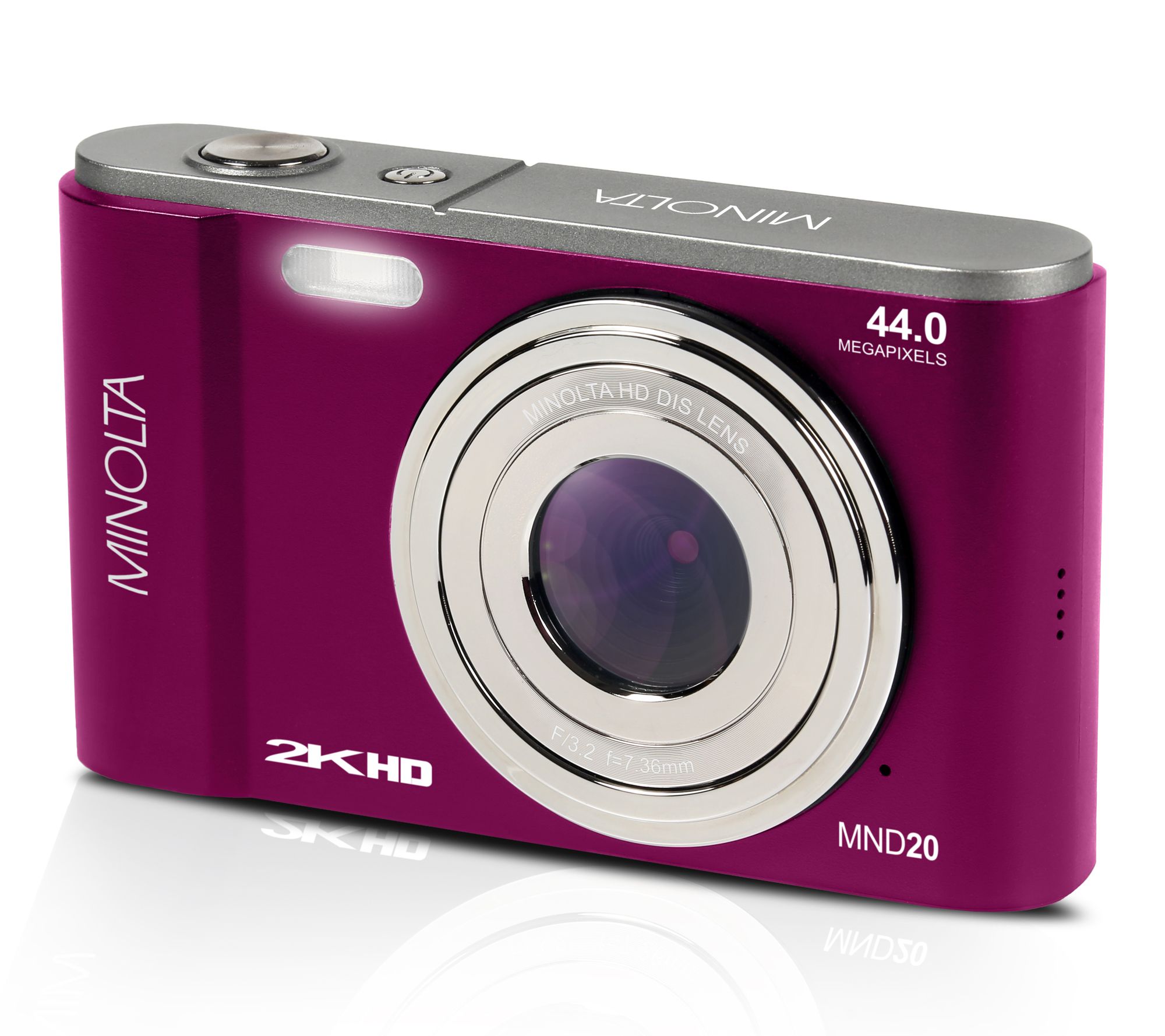 Minolta MND20 Point & Shoot Digital Camera with SD Card