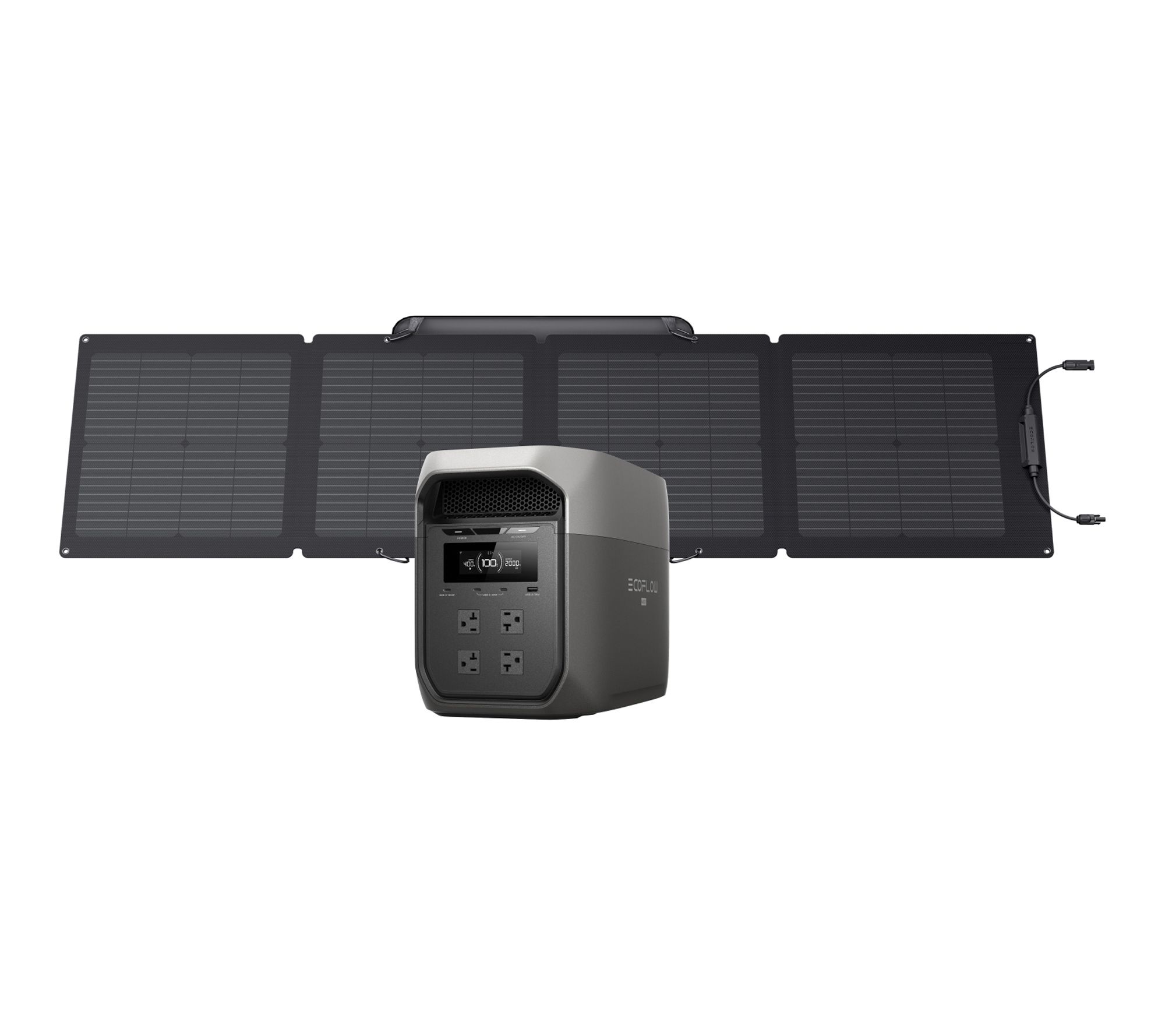 Ecoflow DELTA 3 Max 2048Wh Power Station w/ 110W Solar Panel