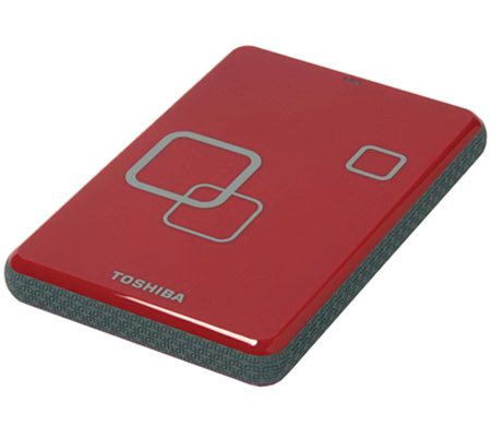 Toshiba Canvio Plus Hard Drive - Rocket Red - QVC.com