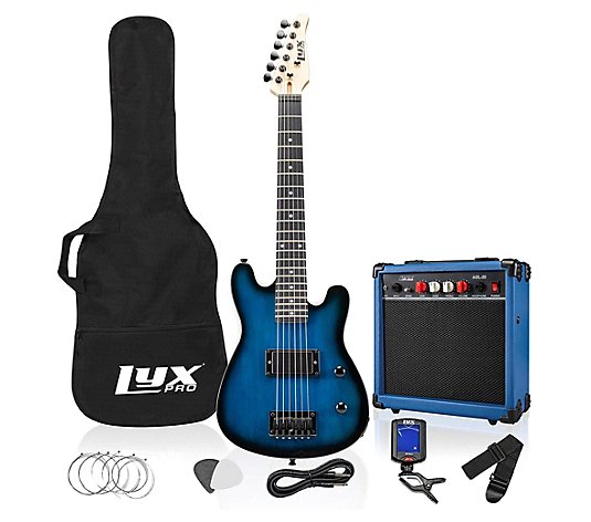 LyxPro 30" Junior Electric Stratocaster Guitar & Starter Kit
