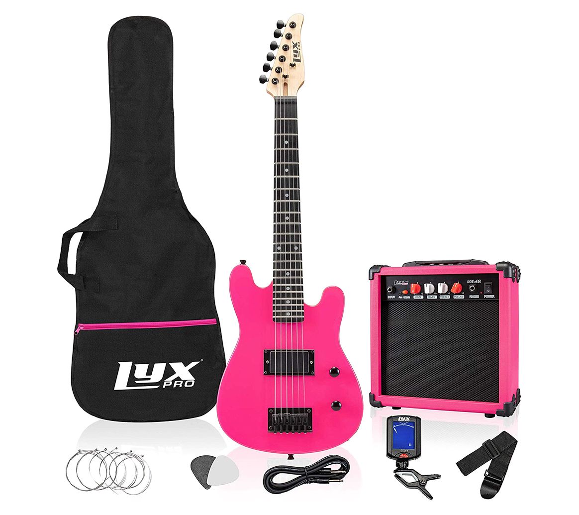 LyxPro 30" Junior Electric Stratocaster GuitarStarter Kit