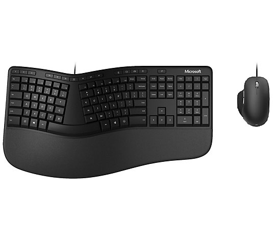Microsoft Ergonomic Wired Keyboard and MouseDesktop Set