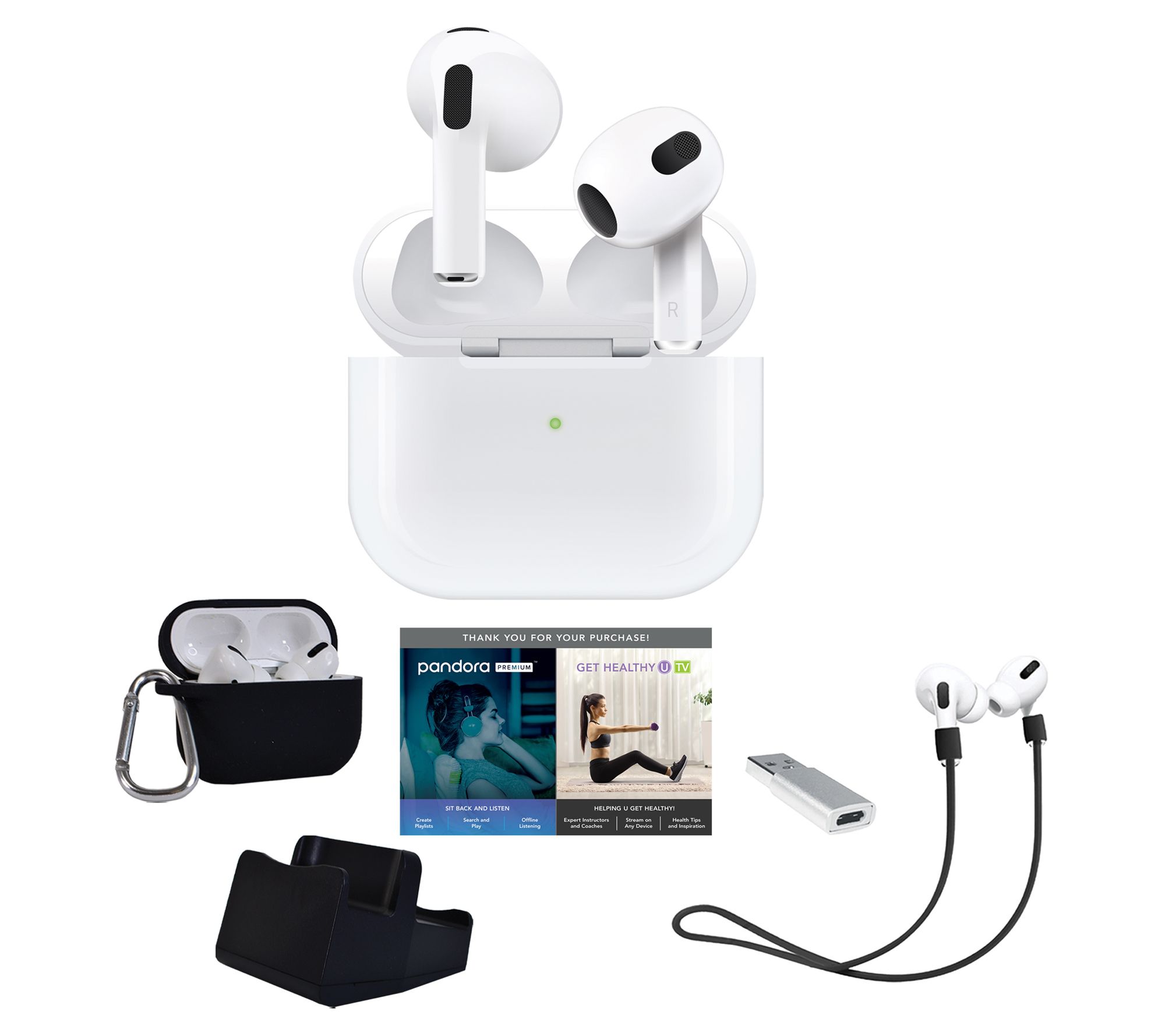Apple AirPods 3rd Gen Lightning Case w/ Accesso ries & Voucher